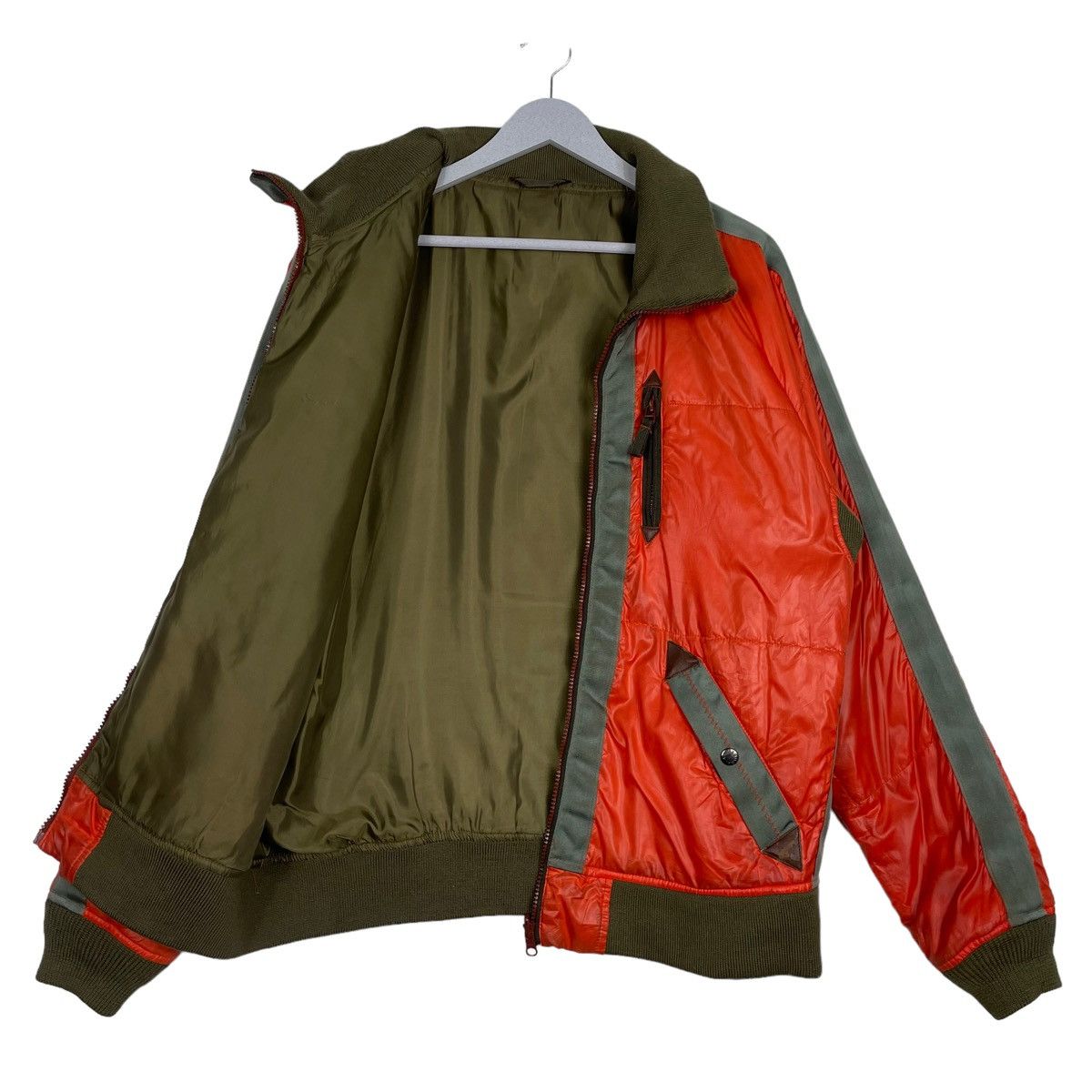 💥AVIREX REVESIBLE BIKER BOMBER LIGHT JACKET