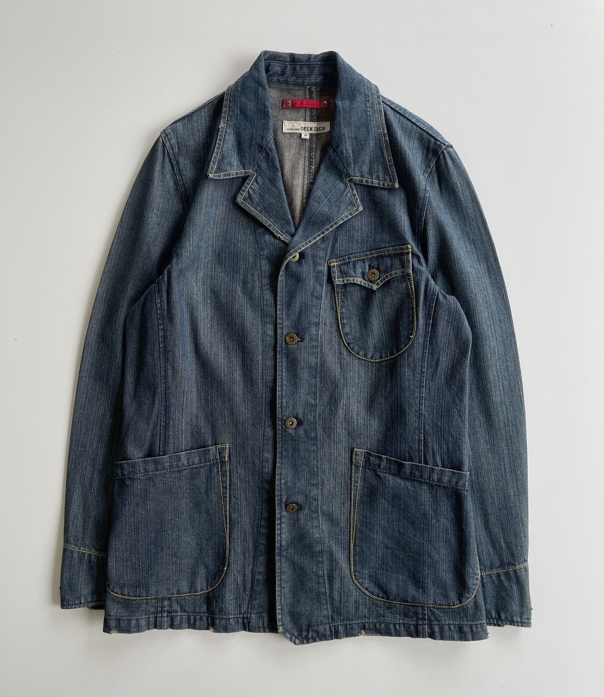 Japanese Brand Vintage Union Made Workers Denim Jacket Size US M / EU 48-50 / 2 - 5 Thumbnail