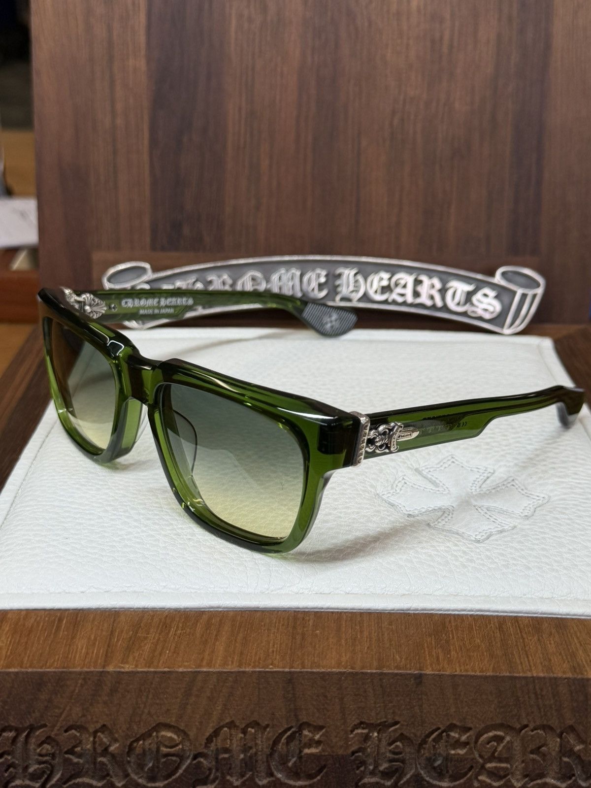Chrome Hearts Chrome Hearts Box Officer Sunglasses Size ONE SIZE - 7 Thumbnail