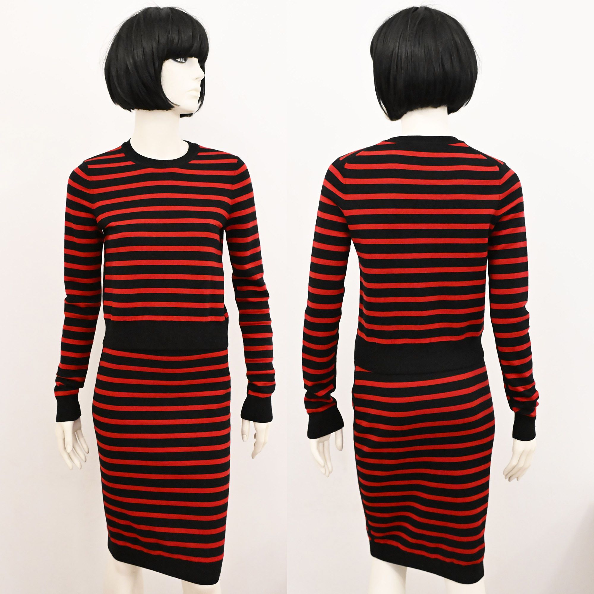 Marc by Marc Jacobs Marc by Marc Jacobs Merino wool stripe twin set Size XS / US 0-2 / IT 36-38 - 2 Thumbnail