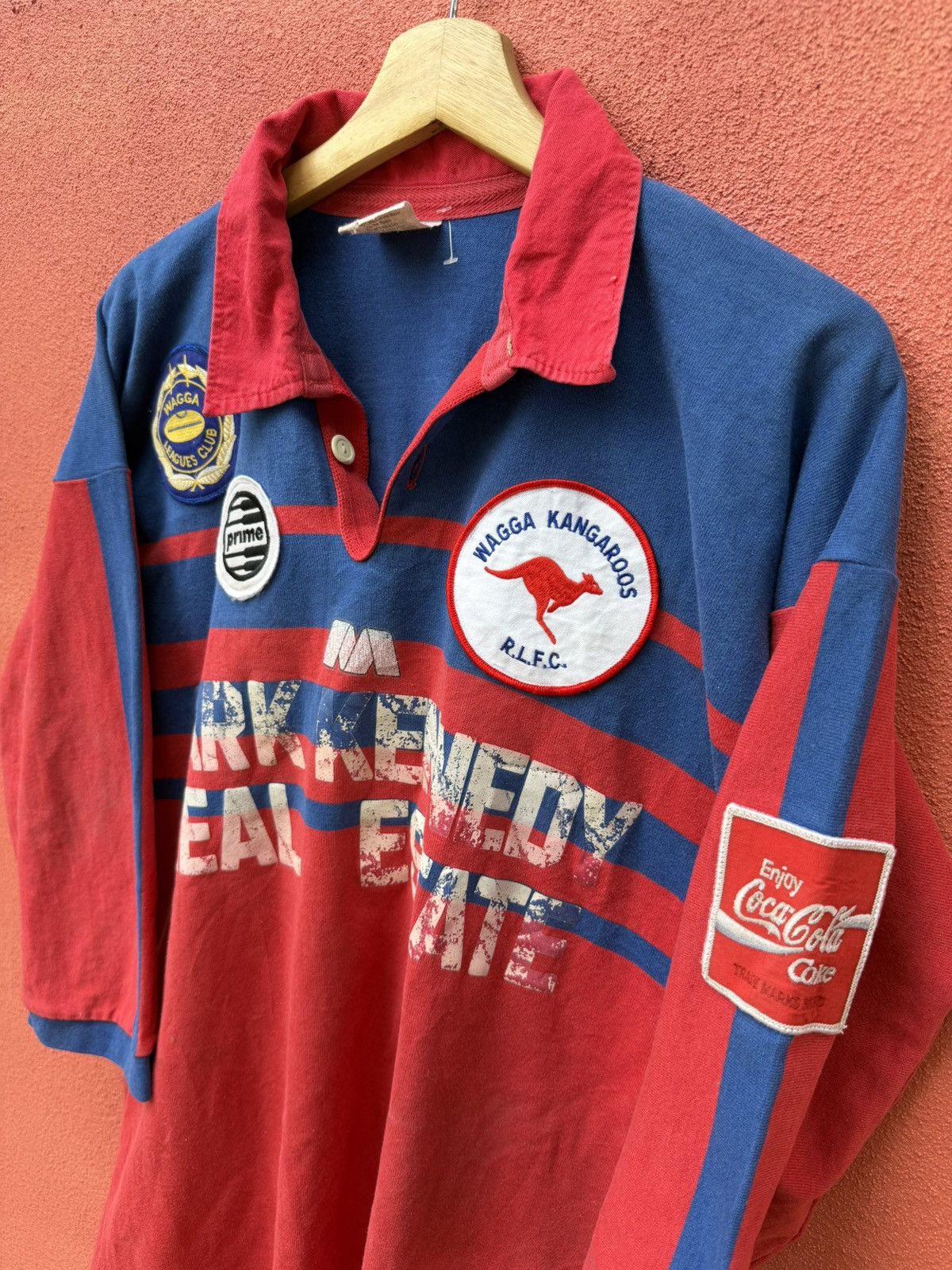 Other Vintage Rugby Wagga Kangaroos R.L.F.C. Size US XL / EU 56 / 4 - 3 Thumbnail