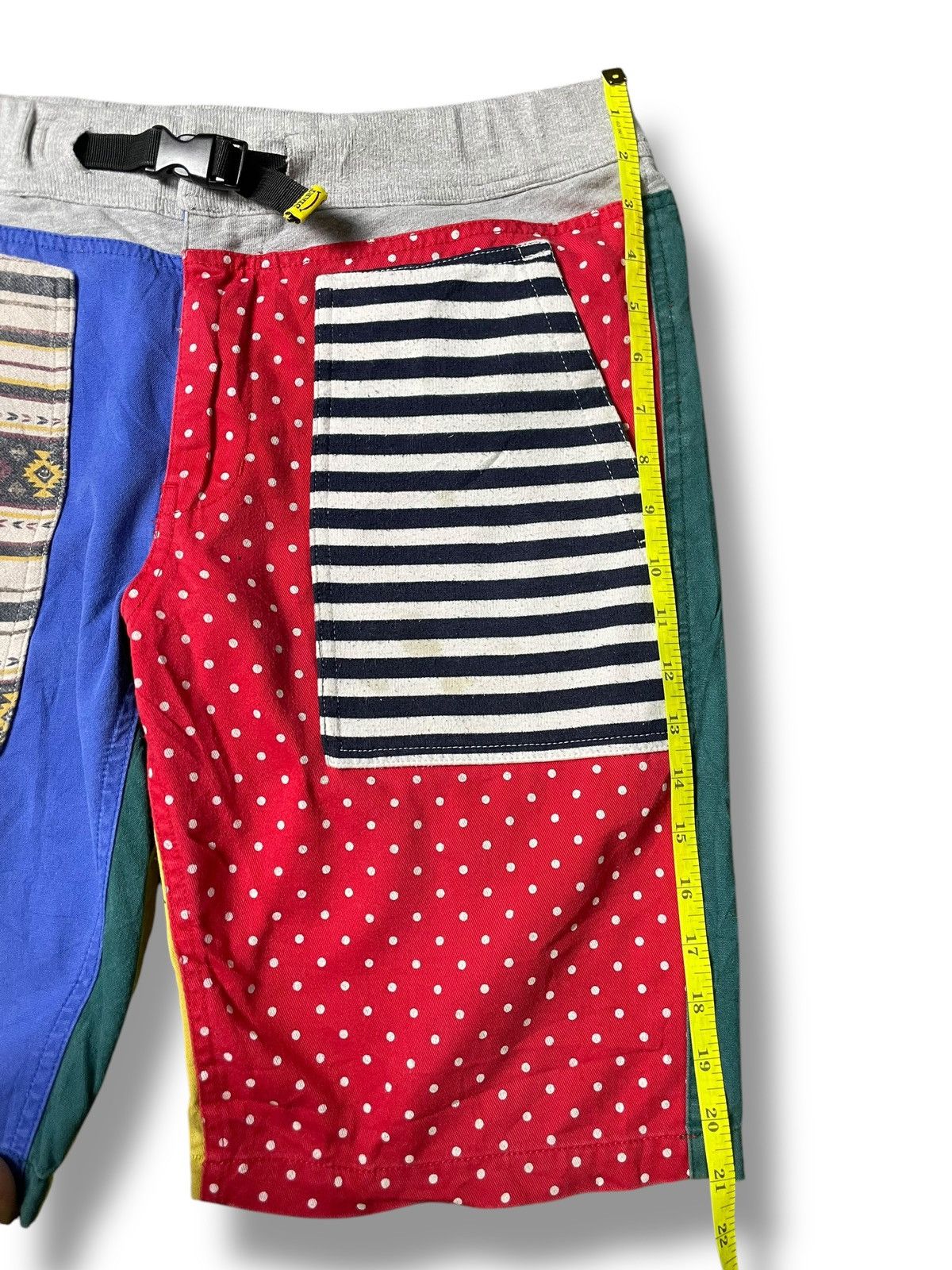 Designer × Japanese Brand UP Start Brand Colourblock Shorts (65) Size US 34 / EU 50 - 9 Thumbnail