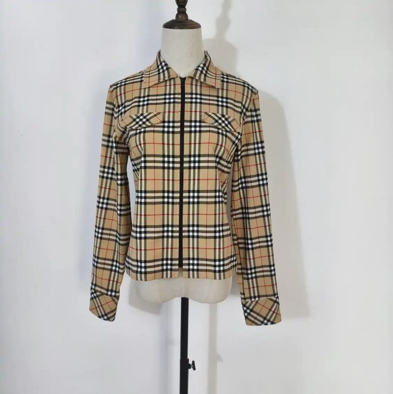 Burberry Spring Autumn Check Jacket for Women