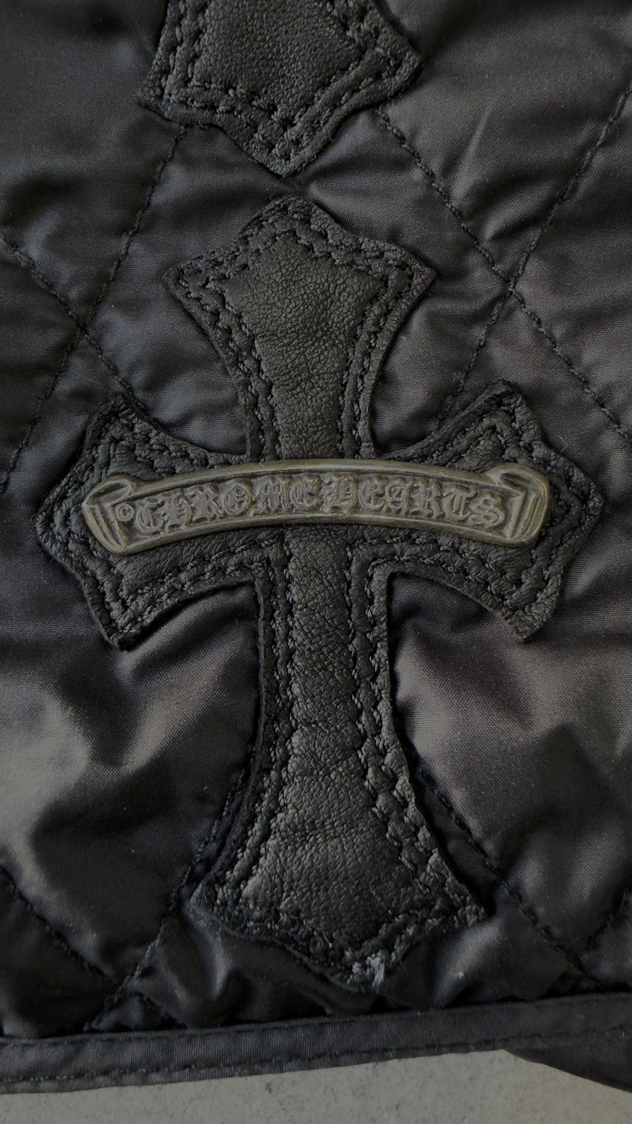 Chrome Hearts SUPER RARE!! Chrome Hearts Spinal Cross Patch Vest Size US M / EU 48-50 / 2 - 8 Thumbnail