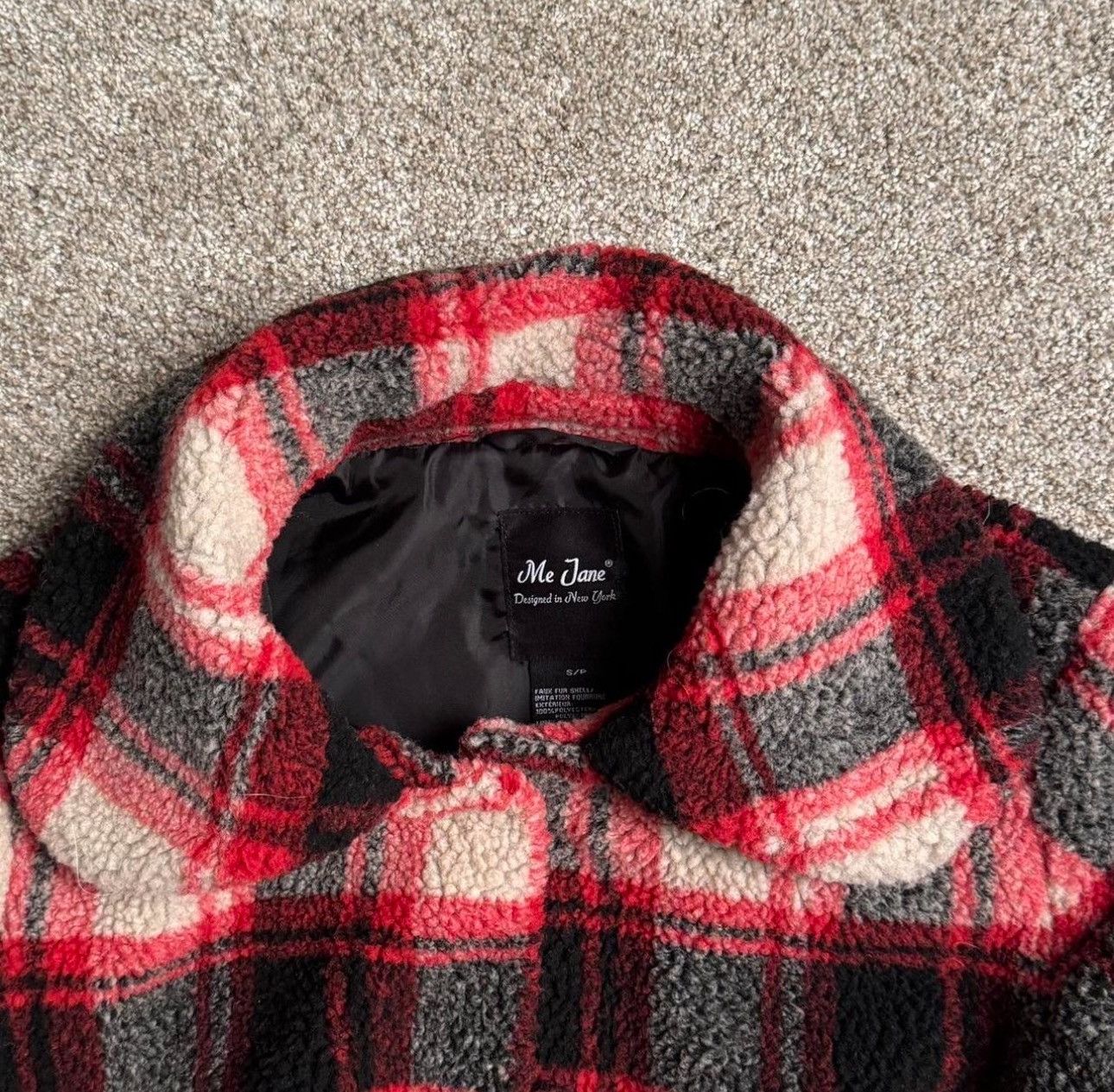 Other ME JANE PLAID FLEECE JACKET Size US S / EU 44-46 / 1 - 2 Thumbnail