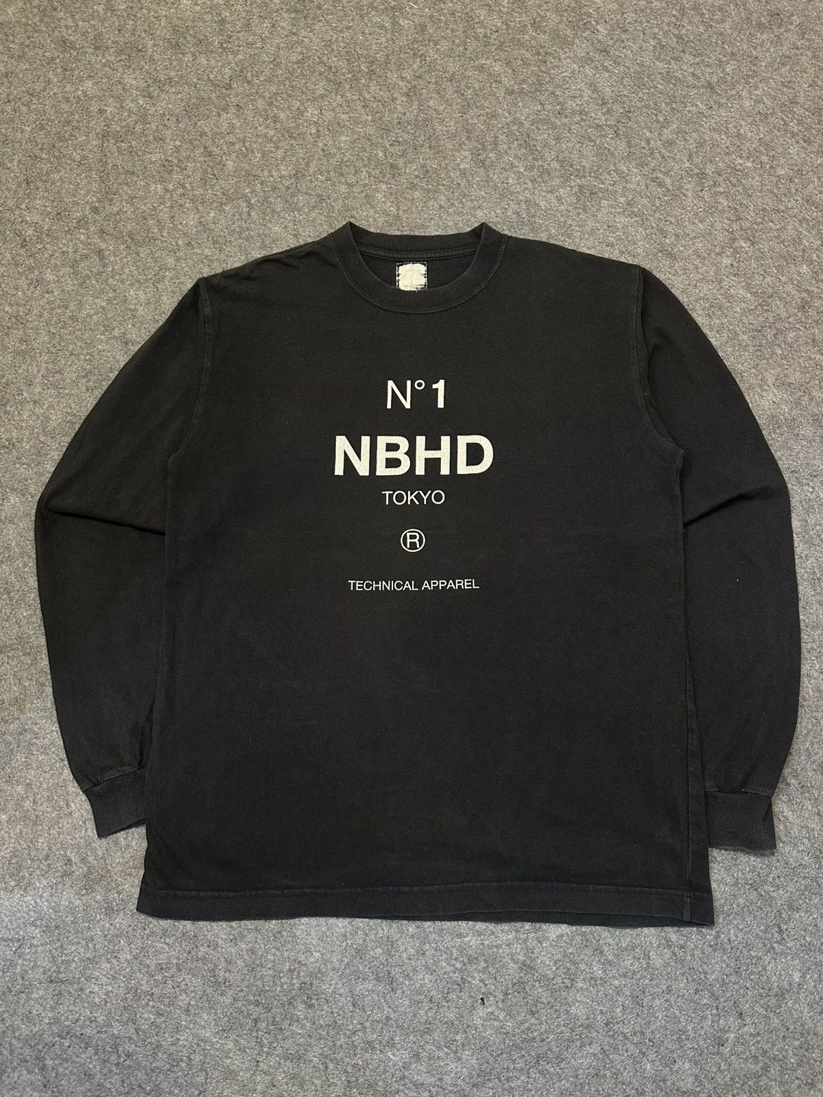 Neighborhood Neighborhood NH LS-6 long sleeve t-shirt in black. Size US L / EU 52-54 / 3 - 1 Thumbnail