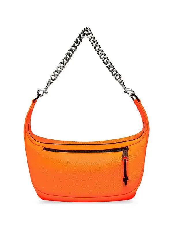 Balenciaga o1mt1gz1124 Size: OS / Raver Medium Bag With Chain in Orange Size ONE SIZE - 6 Thumbnail