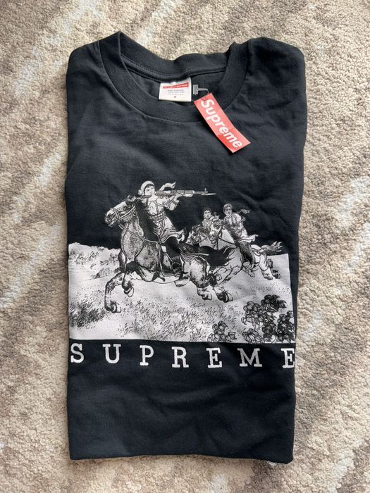 Supreme riders outlet tee black