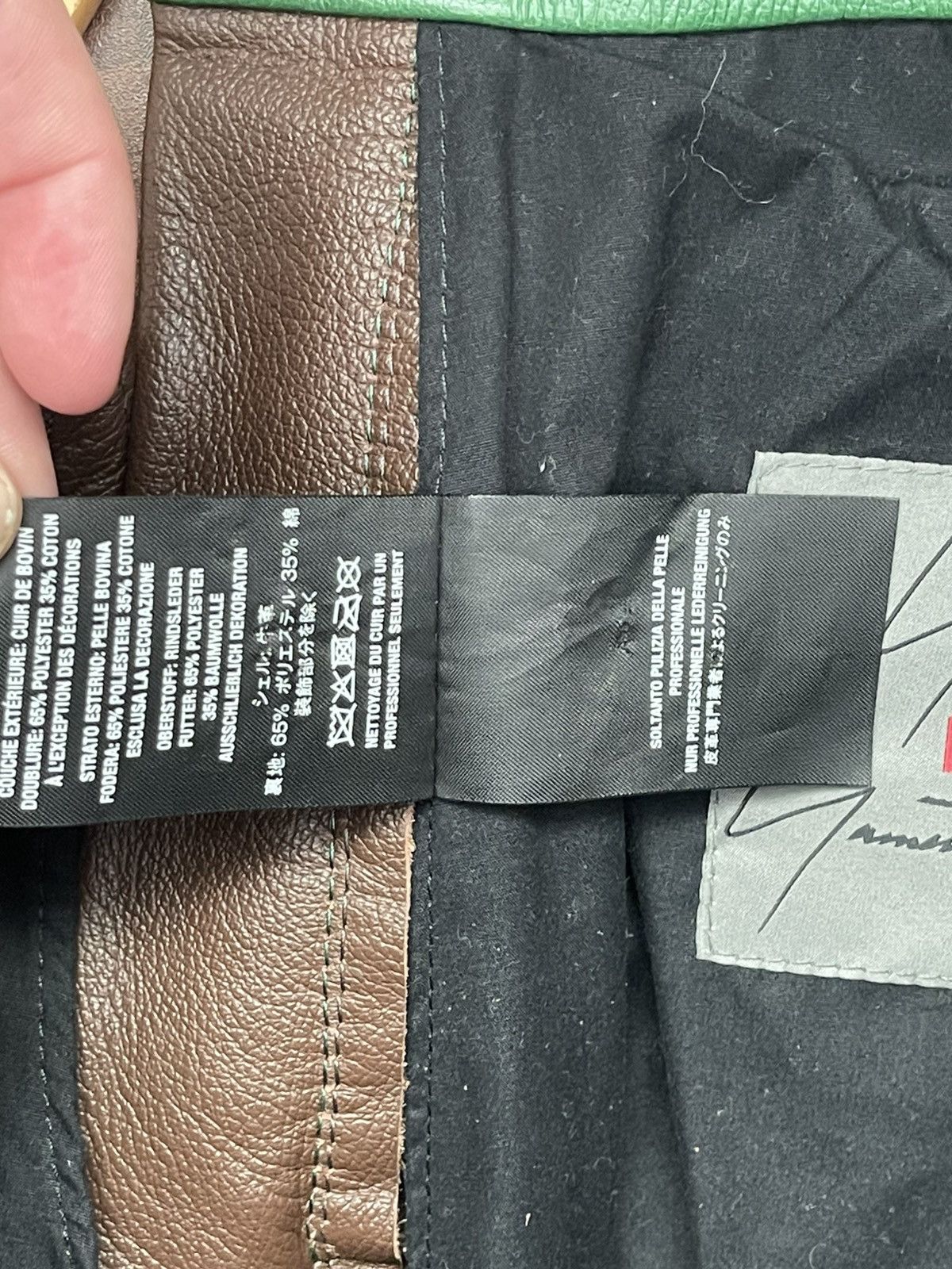 Supreme × Yohji Yamamoto Vanson Leather Pants Size US 30 / EU 46 - 11 Thumbnail