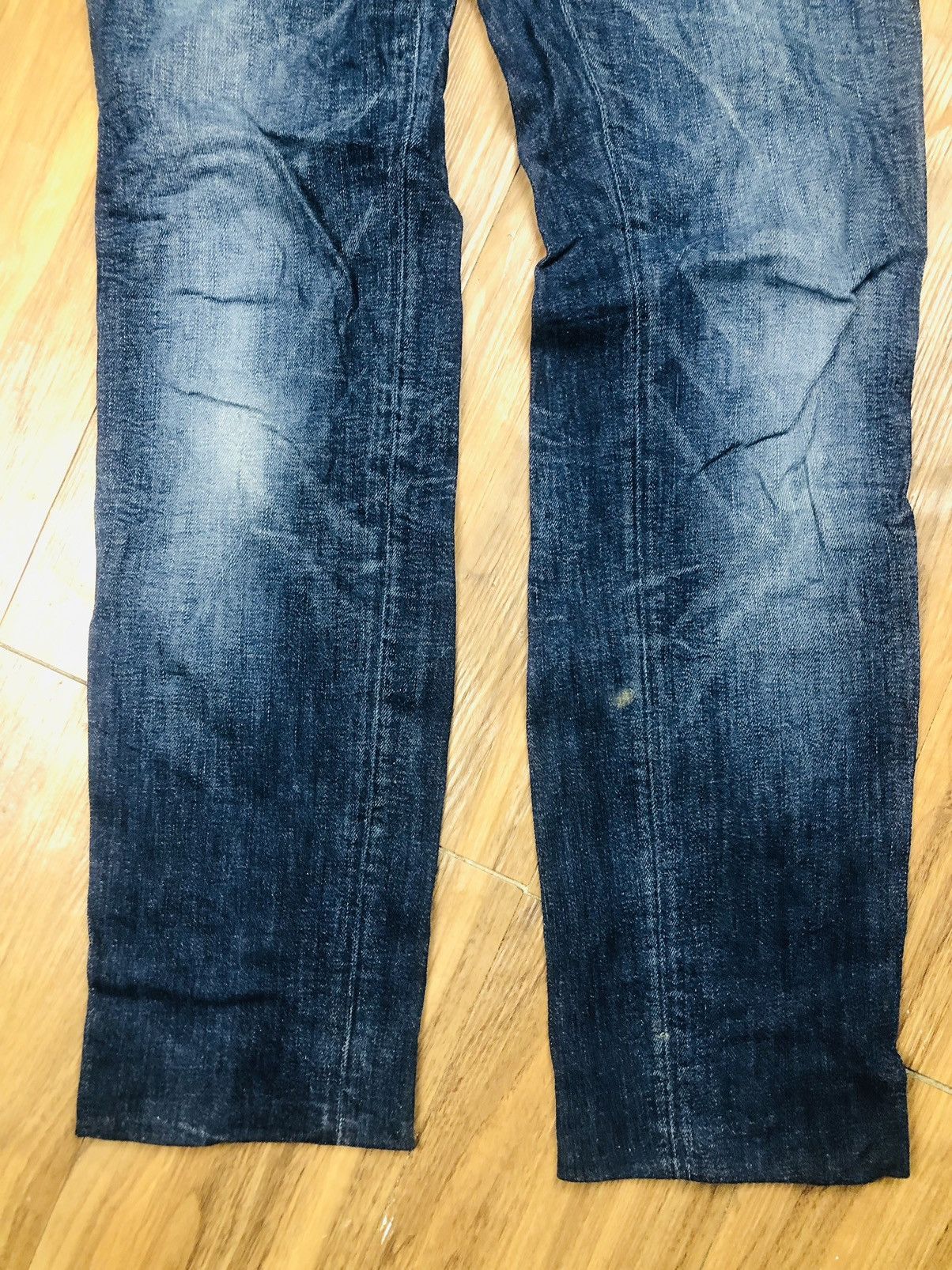 Dolce & Gabbana D&G Men's Carpenter Distressed Wash Blue Jeans (38) Size US 30 / EU 46 - 4 Thumbnail