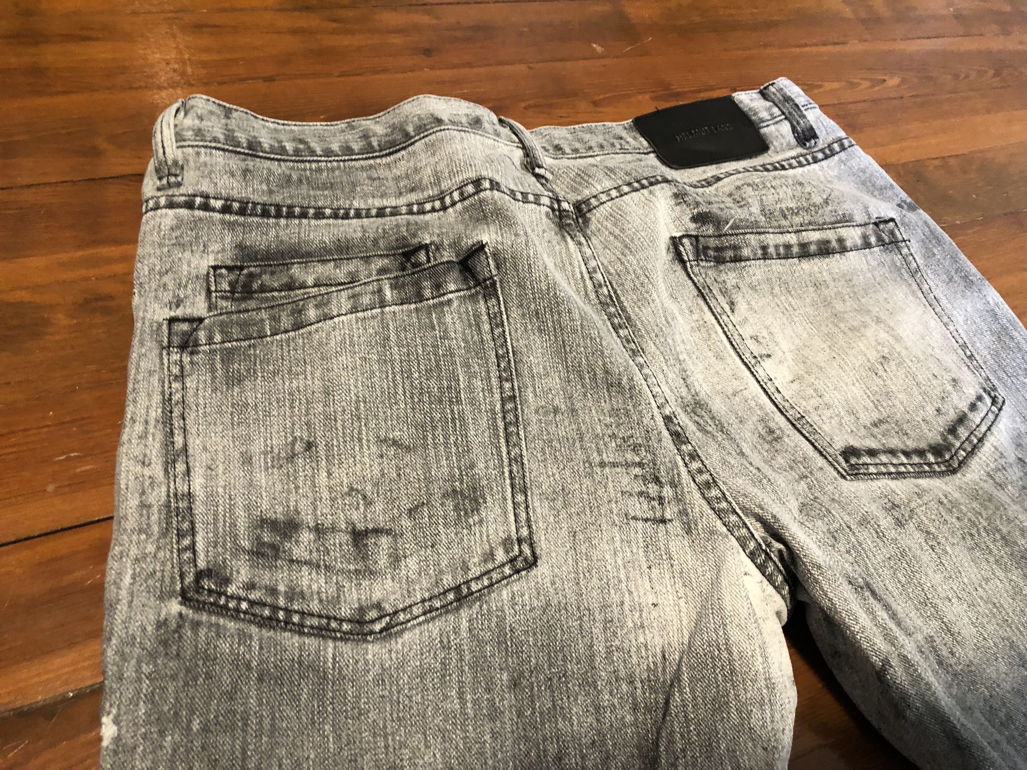 Helmut Lang Helmut Lang Distressed Wash Straight Leg Jeans Size US 34 / EU 50 - 3 Thumbnail