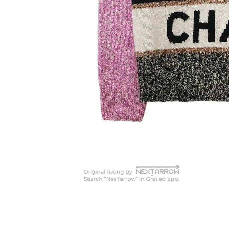 Chanel Chanel Pink Cashmere Blend Pullover Sweater . Size M / US 6-8 / IT 42-44 - 4 Thumbnail