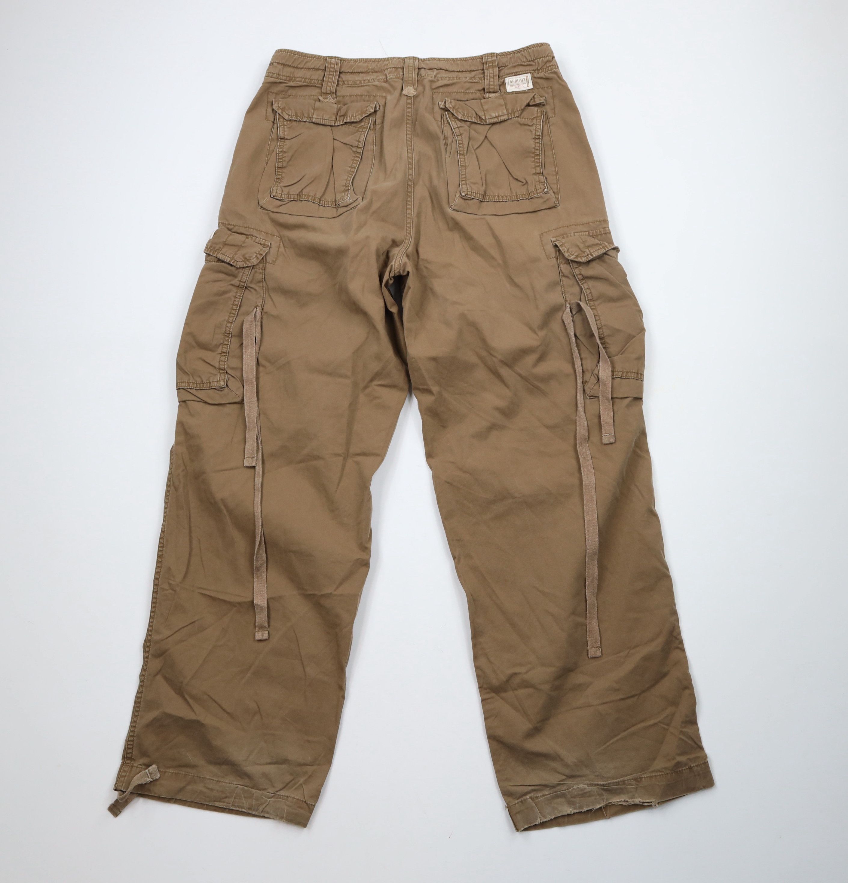 Aeropostale × Vintage Vintage Y2K Aeropostale Wide Leg Cargo Pants Skateboarding Size US 32 / EU 48 - 10 Thumbnail