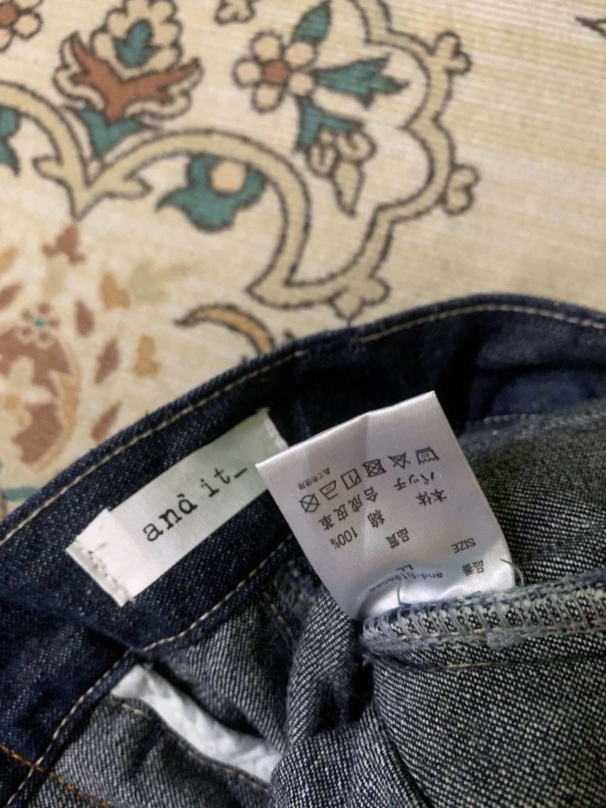 Japanese Brand AND IT JEANS JAPANESE BRAND Size US 33 - 9 Thumbnail