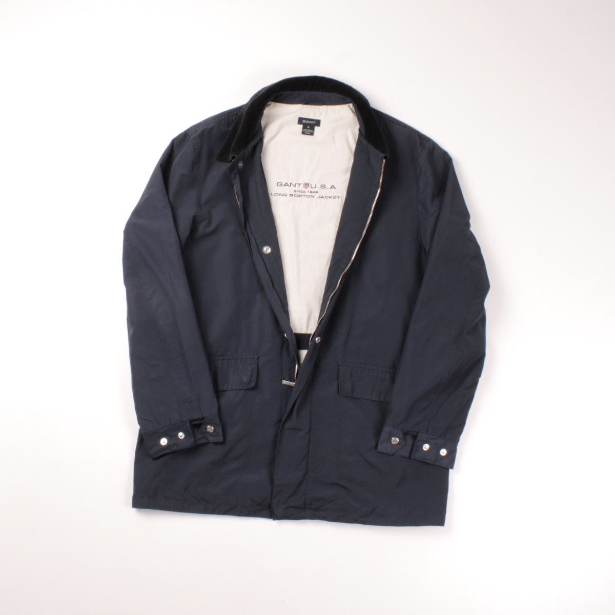 Gant GANT Nylon Full Zip Jacket Dark Blue Size: XL Size US XL / EU 56 / 4 - 3 Thumbnail