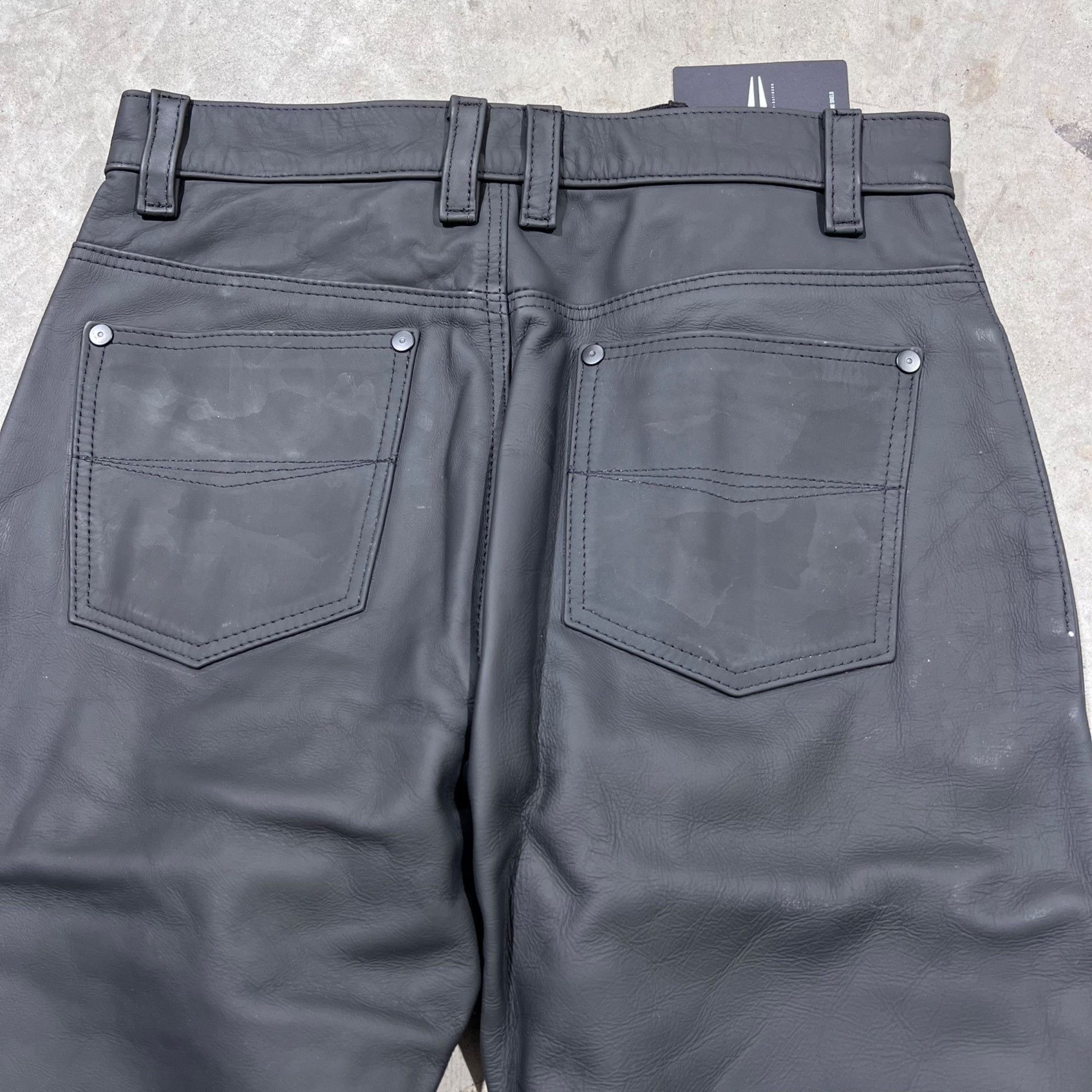 Harley Davidson $895 NWT HARLEY DAVIDSON MEN'S LEATHER JEANS 34 Size US 34 / EU 50 - 9 Thumbnail