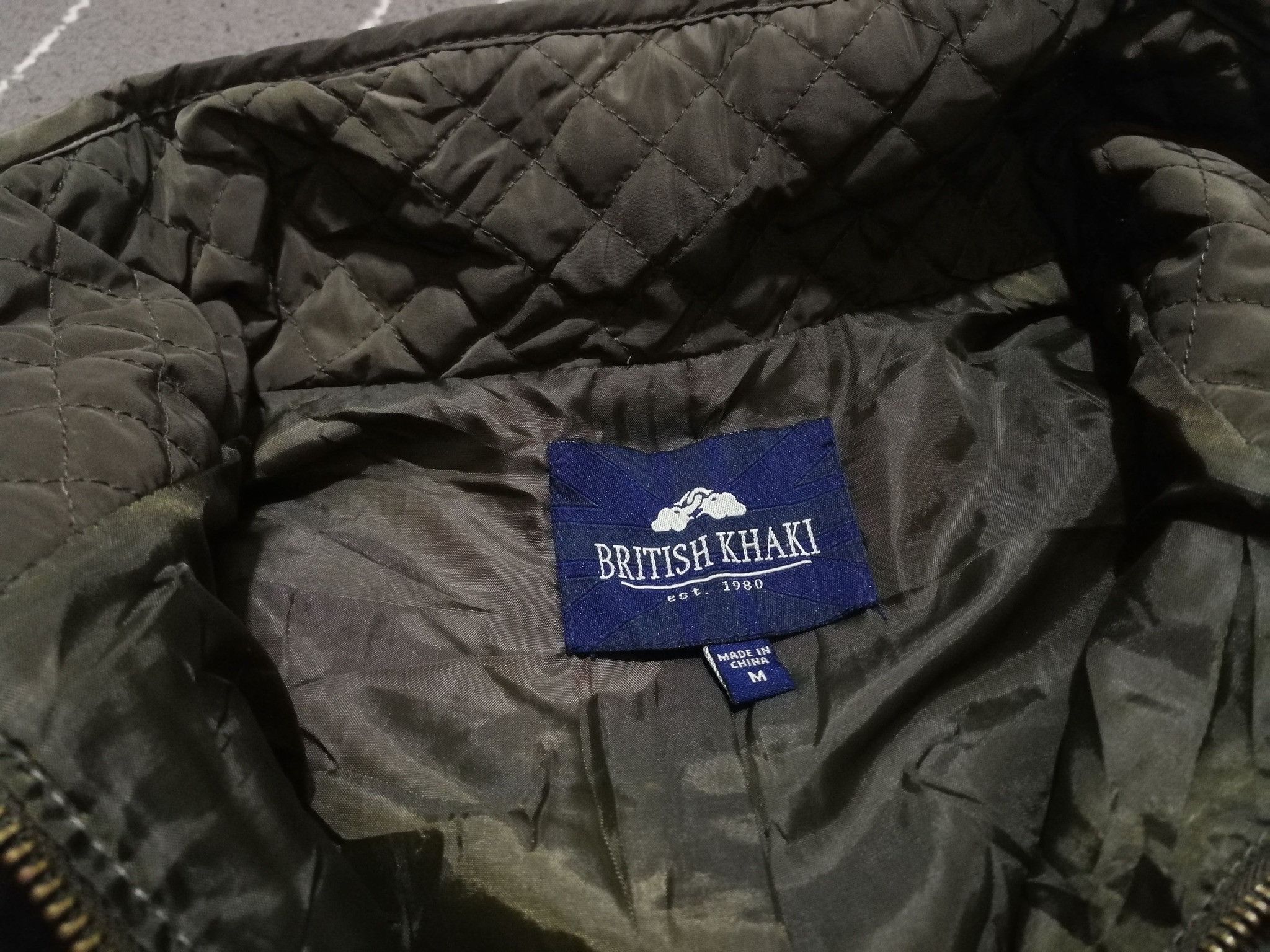 Other BRITISH KHAKI green army vest S 1969 Size US S / EU 44-46 / 1 - 4 Thumbnail