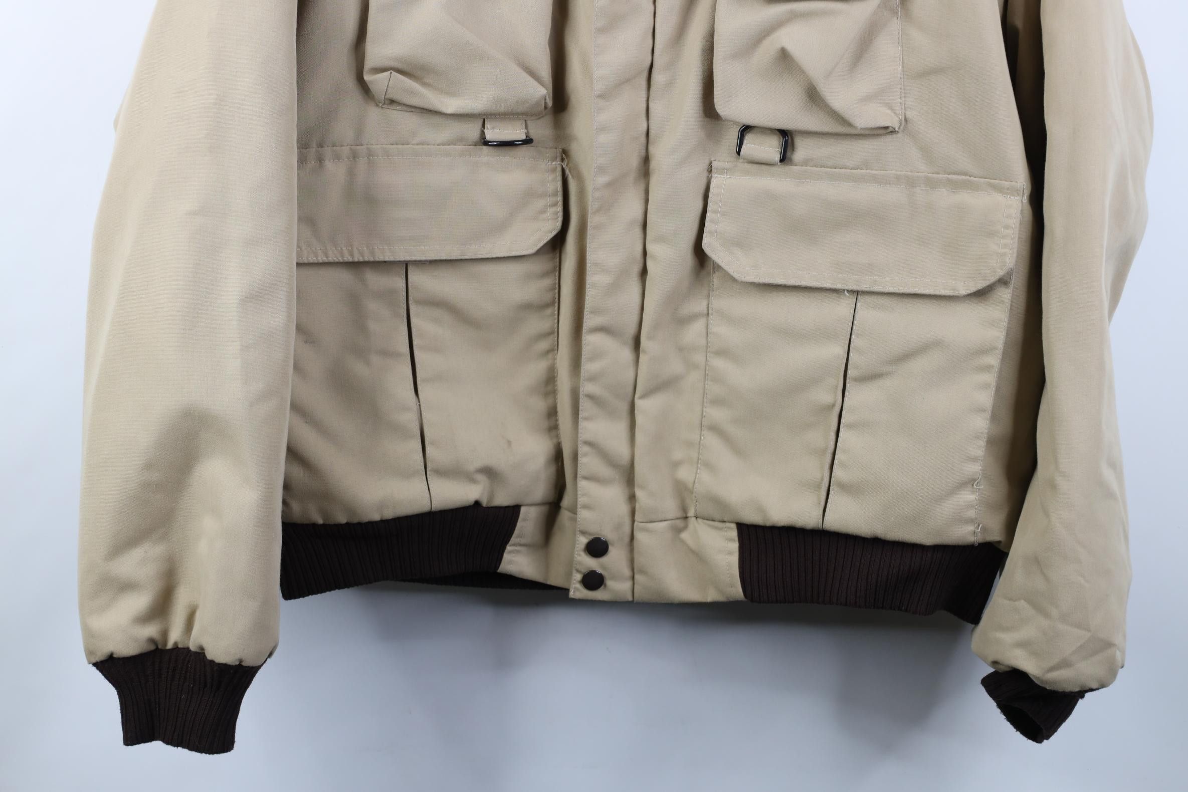 Vintage Vintage 80s Chevrolet Chevy Trucks Quilted Bomber Jacket USA Size US L / EU 52-54 / 3 - 3 Thumbnail