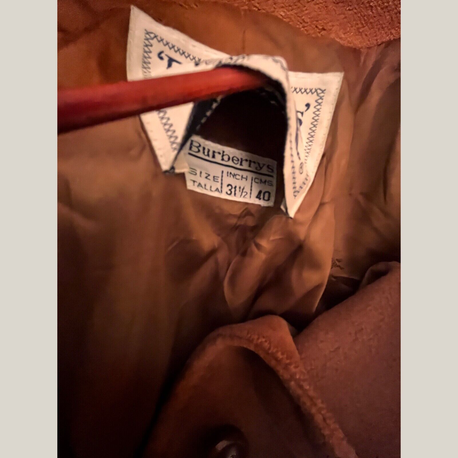 Burberry Vintage Burberry Wool Coat SZ: 31.5" / 40 cm Size US L / EU 52-54 / 3 - 9 Thumbnail
