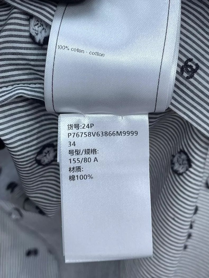 Chanel CHANEL Polka Dot Logo Double C Shirt -2505 Size US S / EU 44-46 / 1 - 7 Thumbnail