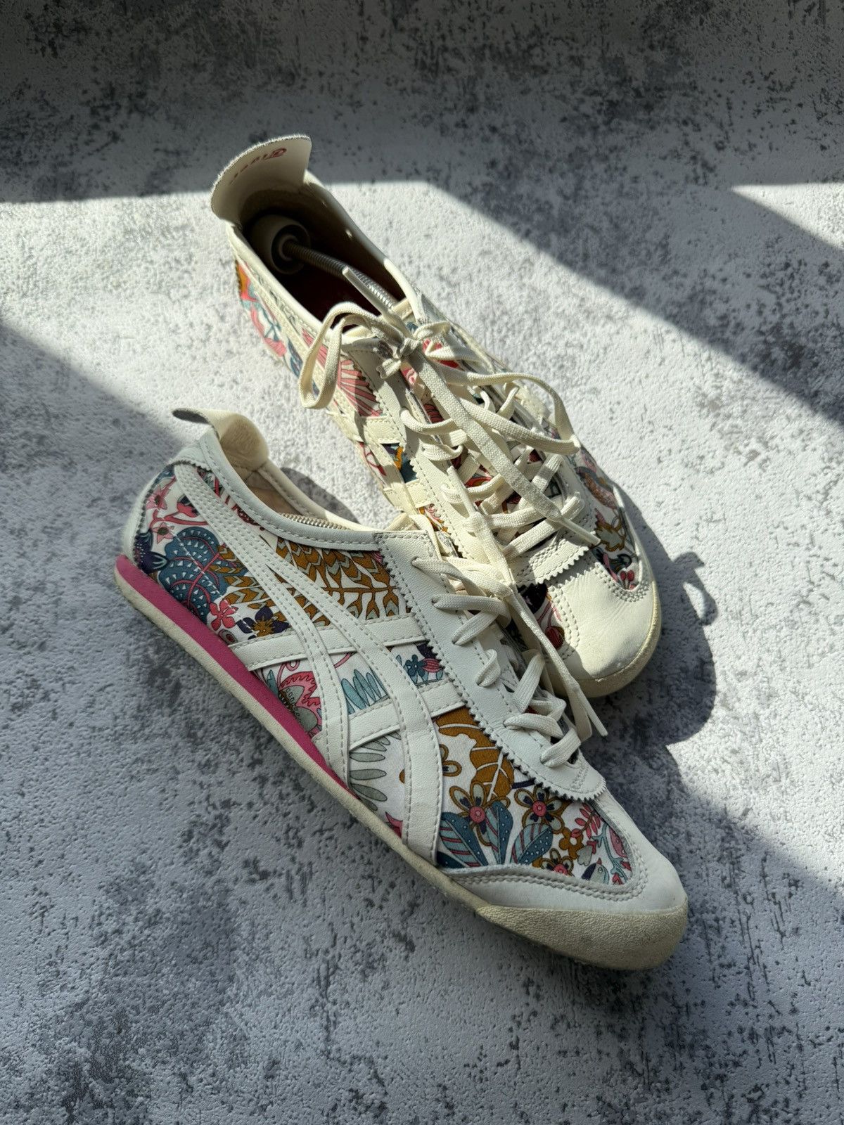 Rare ASICS Onitsuka Tiger 🐯 Mexico 66 Leather Shoes Size 40