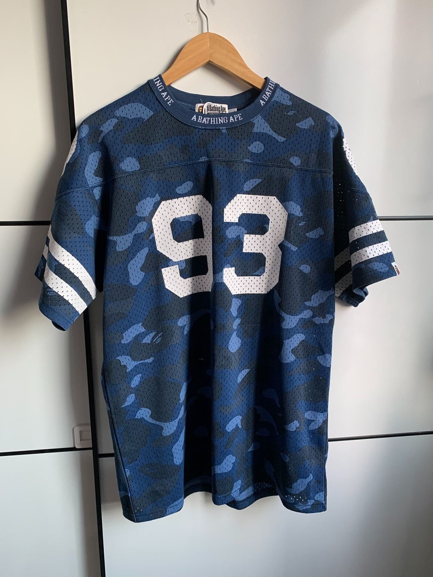 Bape BAPE 93 Camo Mesh Short Sleeve Size US L / EU 52-54 / 3 - 1 Thumbnail