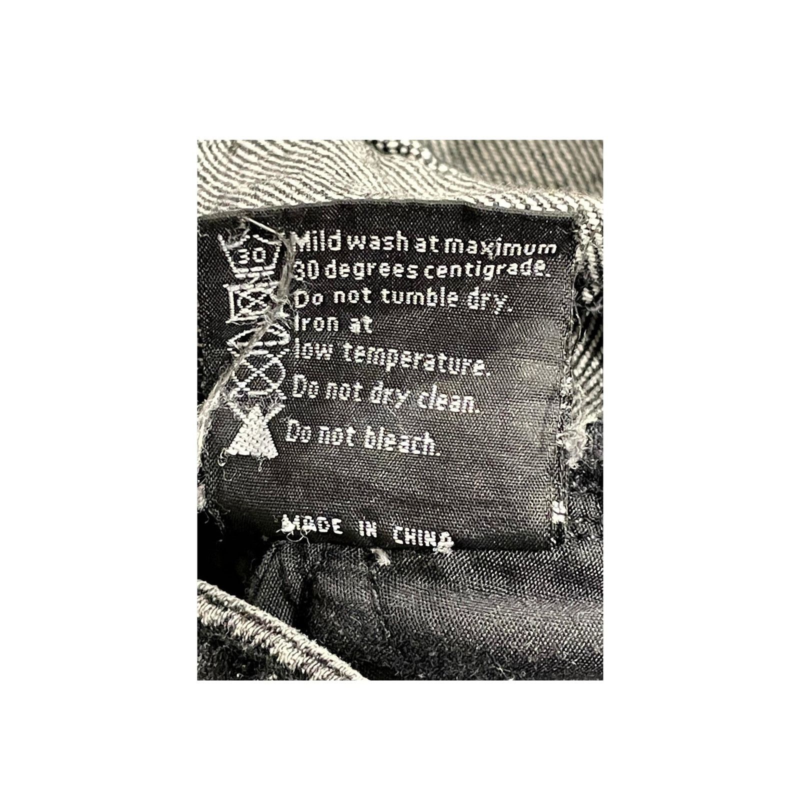 Who Decides War Who Decides War Distressed Black Wash Jeans Size US 36 / EU 52 - 6 Thumbnail