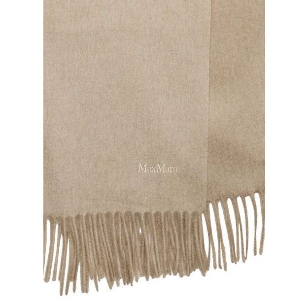 Max Mara MAX MARA Baci Beige Cashmere Scarf New & Authentic Size ONE SIZE - 3 Thumbnail