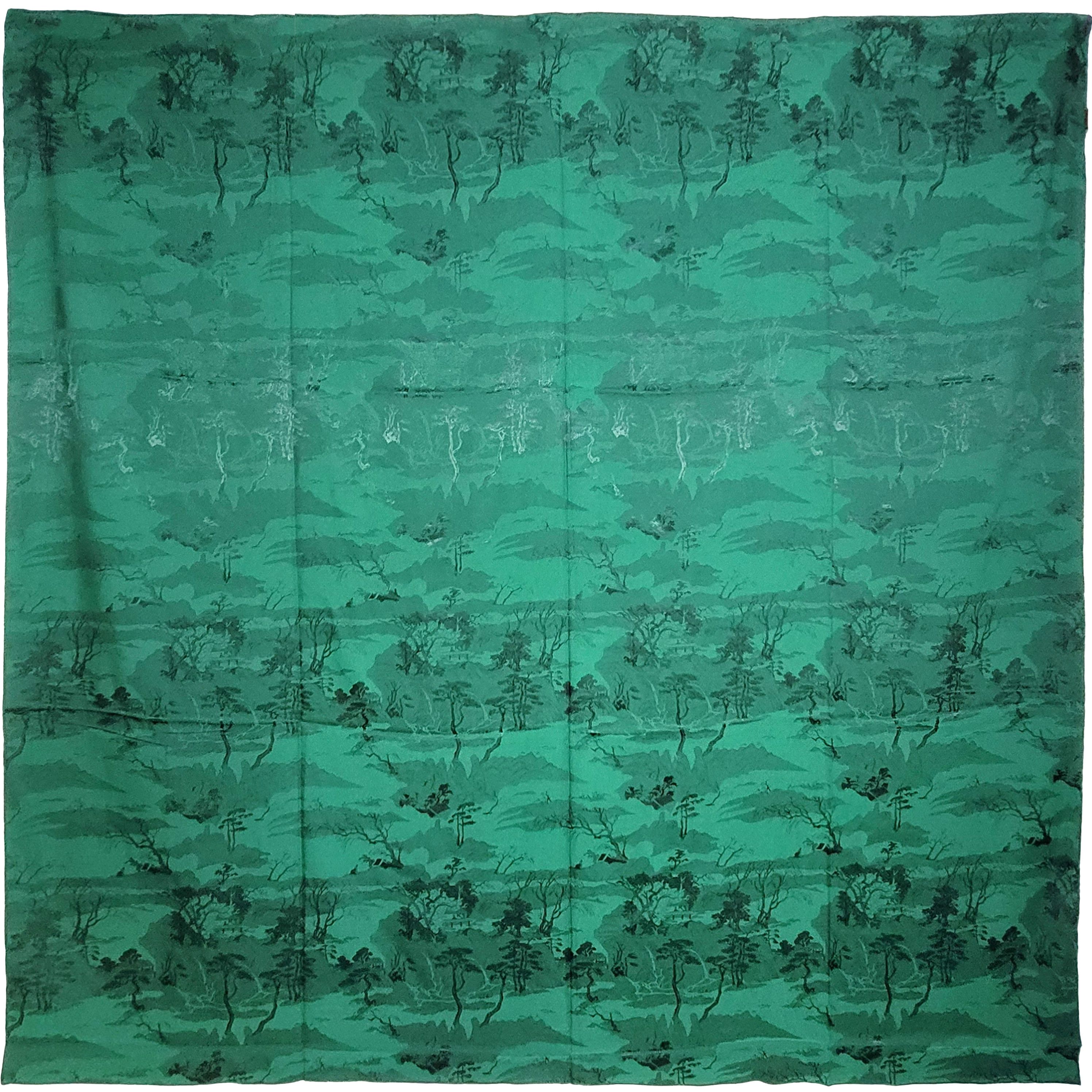 Other NWT Double-Sided Silk Scarf 52"x52" Large Square Wrap 3014 Size ONE SIZE - 3 Thumbnail