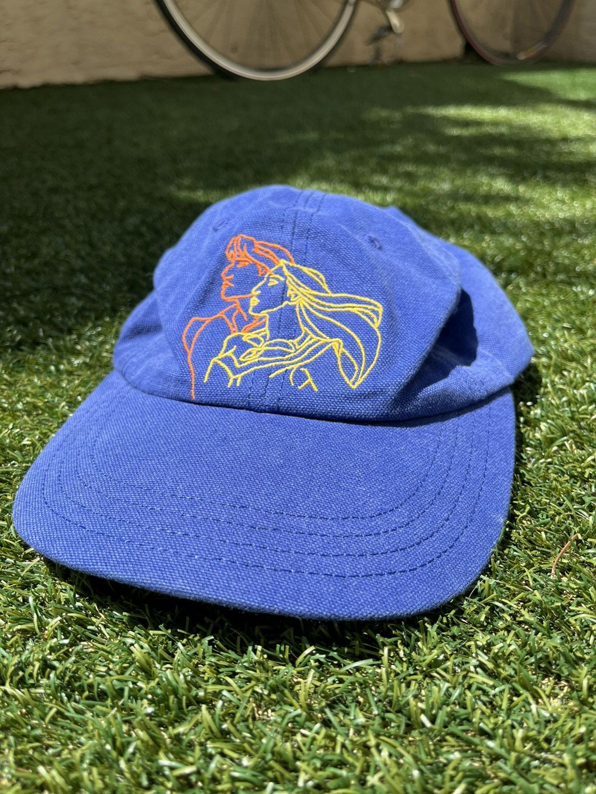 Vintage VTG RARE 90’s Disney’s Pocahontus Blue Cap Size ONE SIZE - 2 Thumbnail