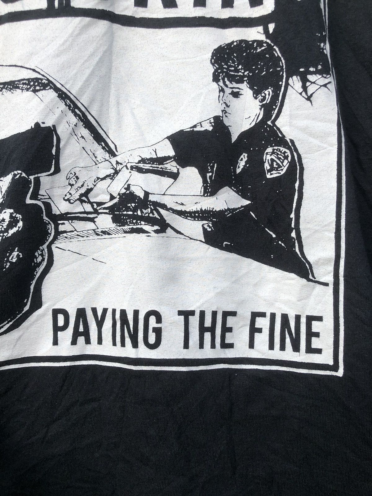Band Tees × Nirvana × Vintage Vintage Y2K No Skin “Paying The Fine” Tshirt Size US L / EU 52-54 / 3 - 8 Thumbnail
