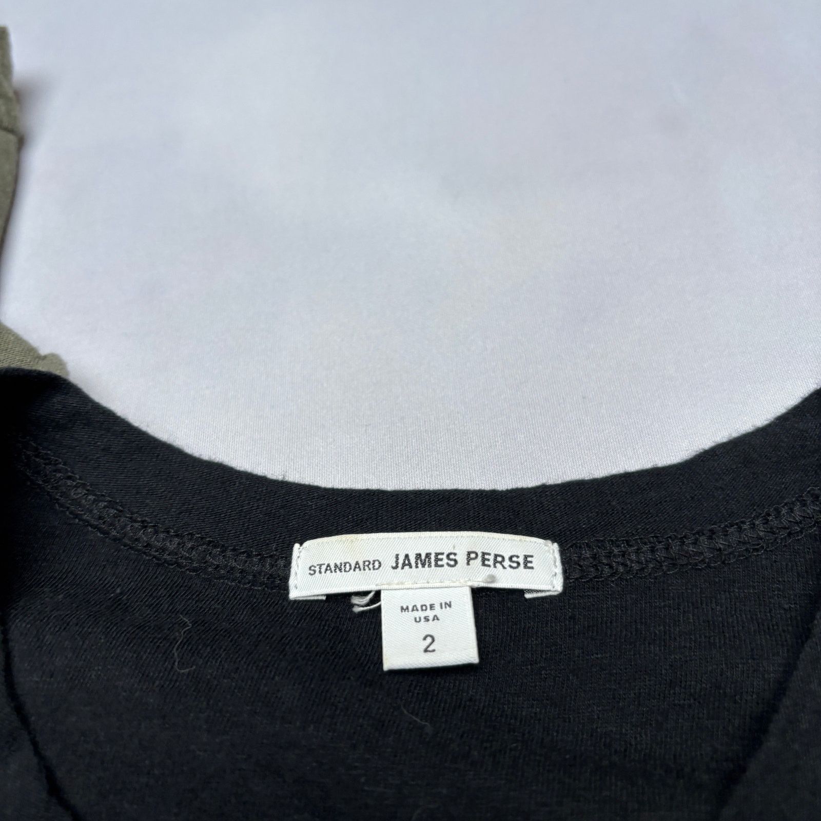 James Perse Standard James Perse Colorblock Henley Shirt Men's 2/M Size US M / EU 48-50 / 2 - 4 Thumbnail