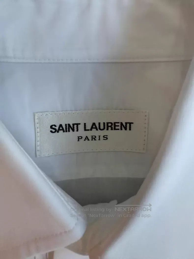 Saint Laurent Paris Saint Laurent Paris White Accordion Pleat Shirt i Size XS / US 0-2 / IT 36-38 - 3 Thumbnail