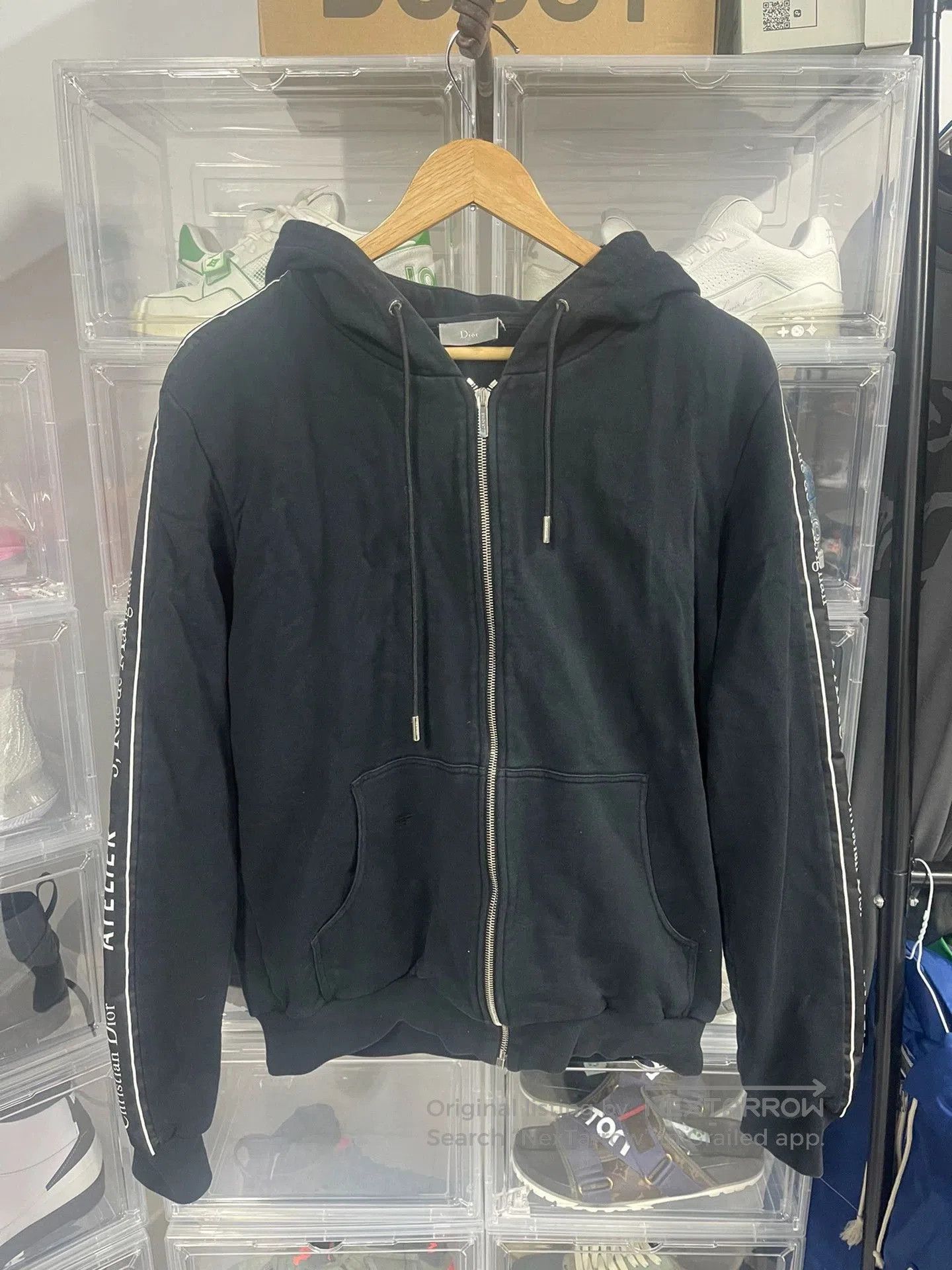 Dior dior black zip hoodie with logo. Size US XL / EU 56 / 4 - 1 Thumbnail