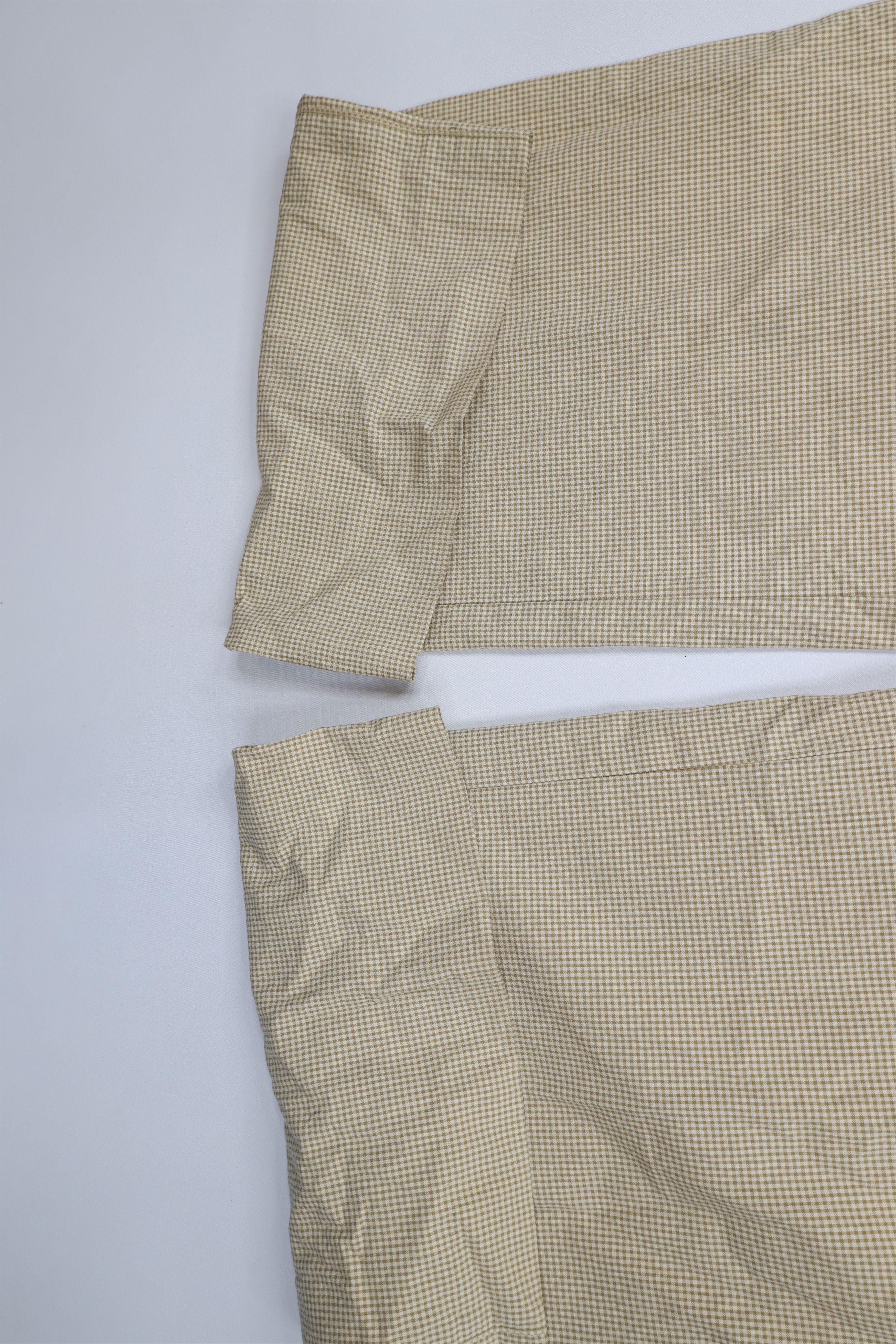 Vintage Vintage 90s Streetwear Wide Leg Chino Pants Beige Plaid Size US 36 / EU 52 - 5 Thumbnail