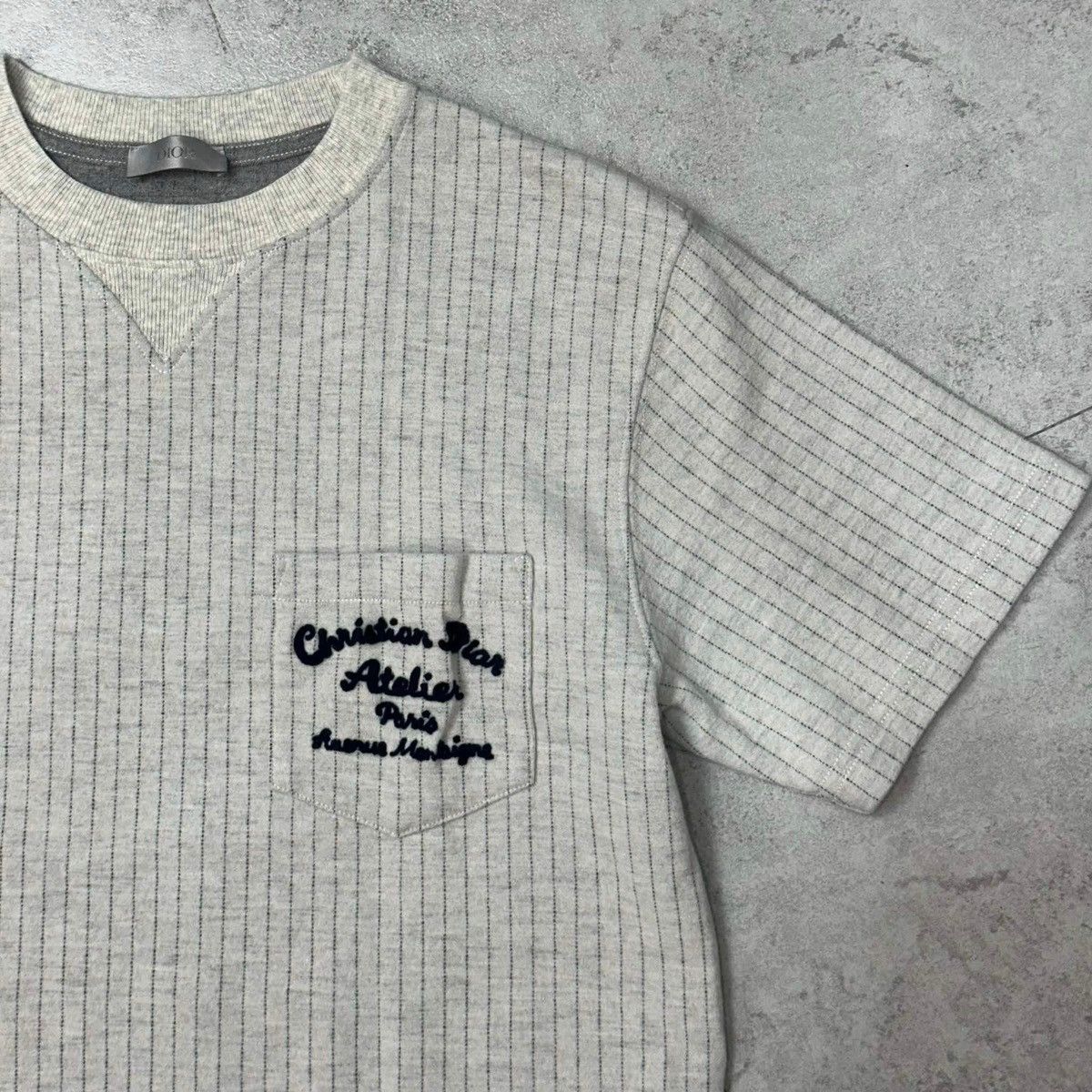 Dior DIOR S22 EMBROIDERED PLAIN WEAVE KNITED T SHIRT Size US M / EU 48-50 / 2 - 1 Thumbnail