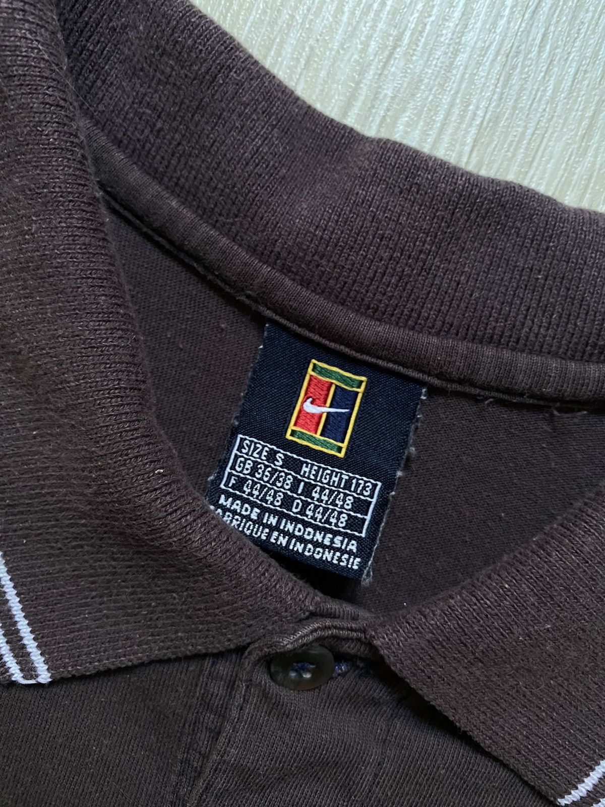 Nike × Vintage Vintage Nike Court Retro Polo Tee Y2K Swoosh Size S Size US S / EU 44-46 / 1 - 4 Thumbnail
