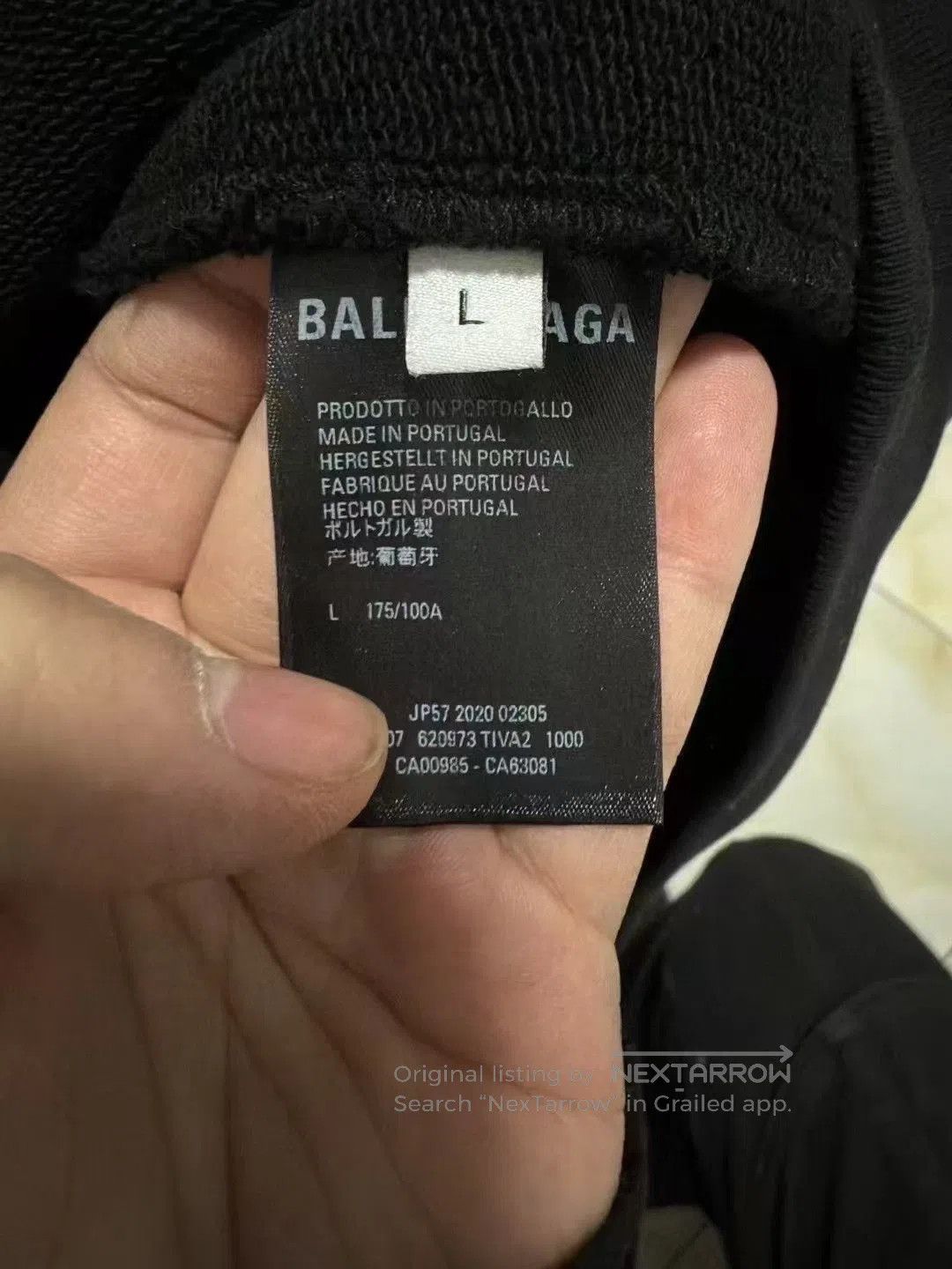 Japanese Brand Balenciaga Portrait Sweatshirt. Size US L / EU 52-54 / 3 - 4 Thumbnail