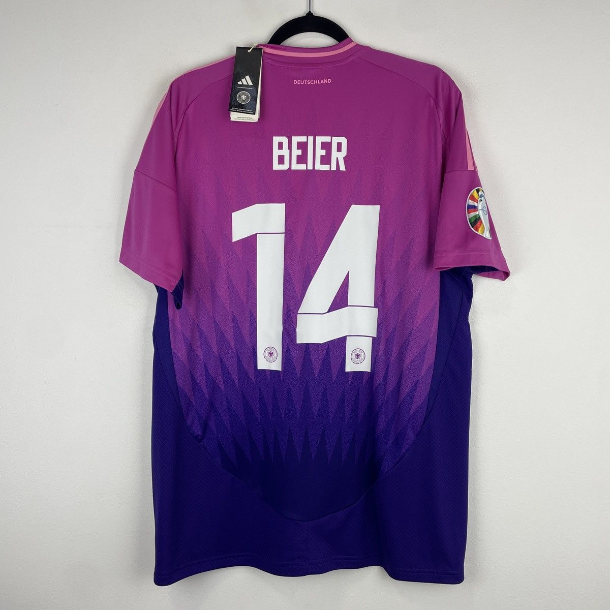 Adidas Germany Maximilian Beier Adidas Pink Jersey Euro 2024 sz XL Size US XL / EU 56 / 4 - 1 Thumbnail