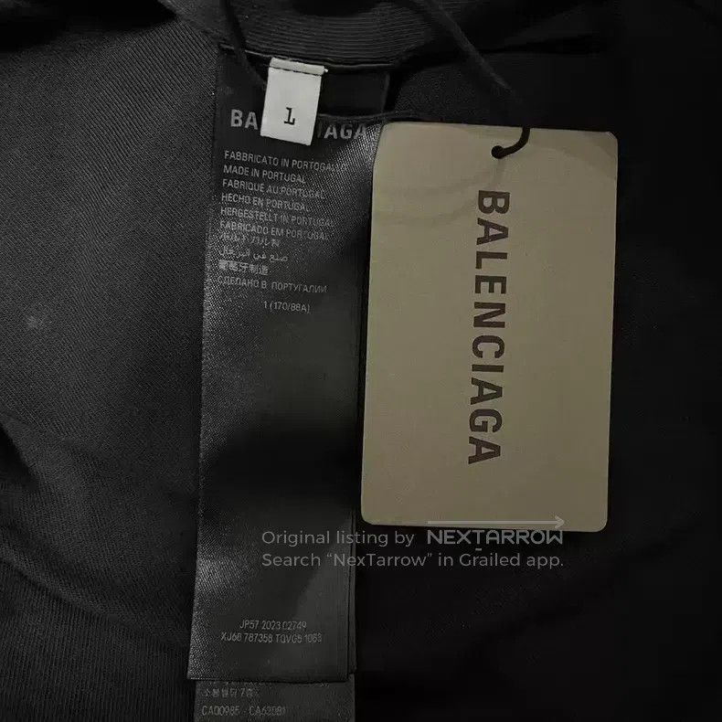 Balenciaga Balenciaga Black Prohibited Band Reversed Short Sleeve Size US S / EU 44-46 / 1 - 4 Thumbnail