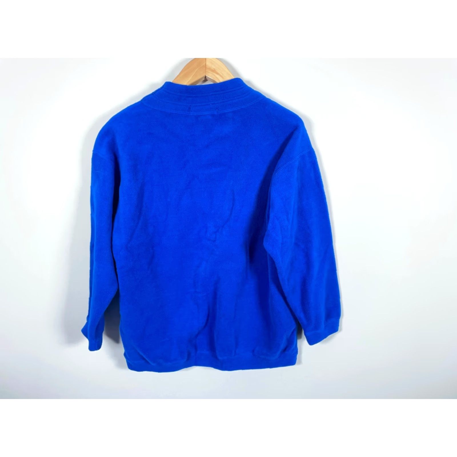 Vintage VINTAGE The Limited Sweatshirt Pullover Mock Neck Embroidered Fleece Women's Medium Blue Size M / US 6-8 / IT 42-44 - 2 Thumbnail