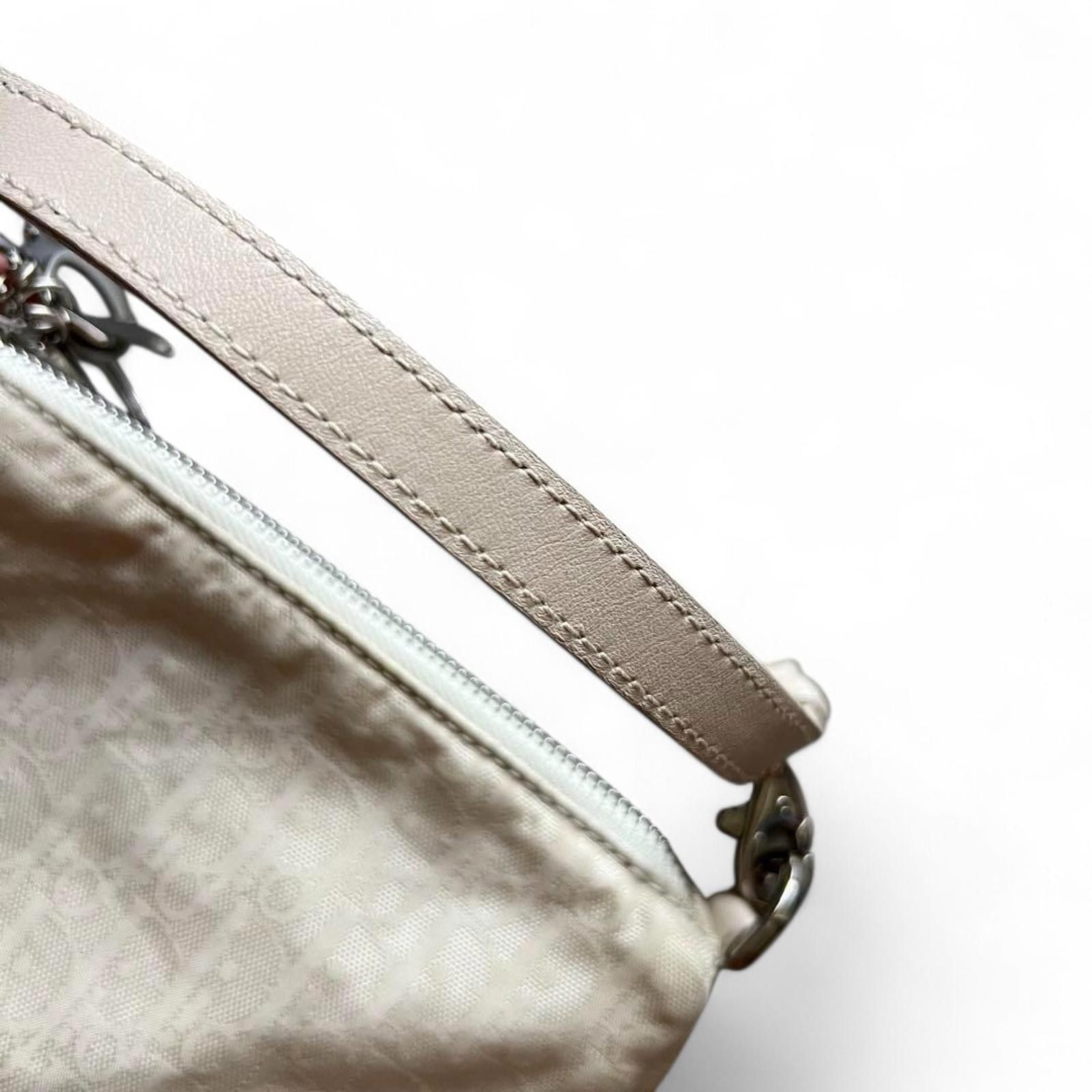 Christian Dior Monsieur Dior - White Monogram Shoulder Bag with Silver Hardware Size ONE SIZE - 7 Thumbnail