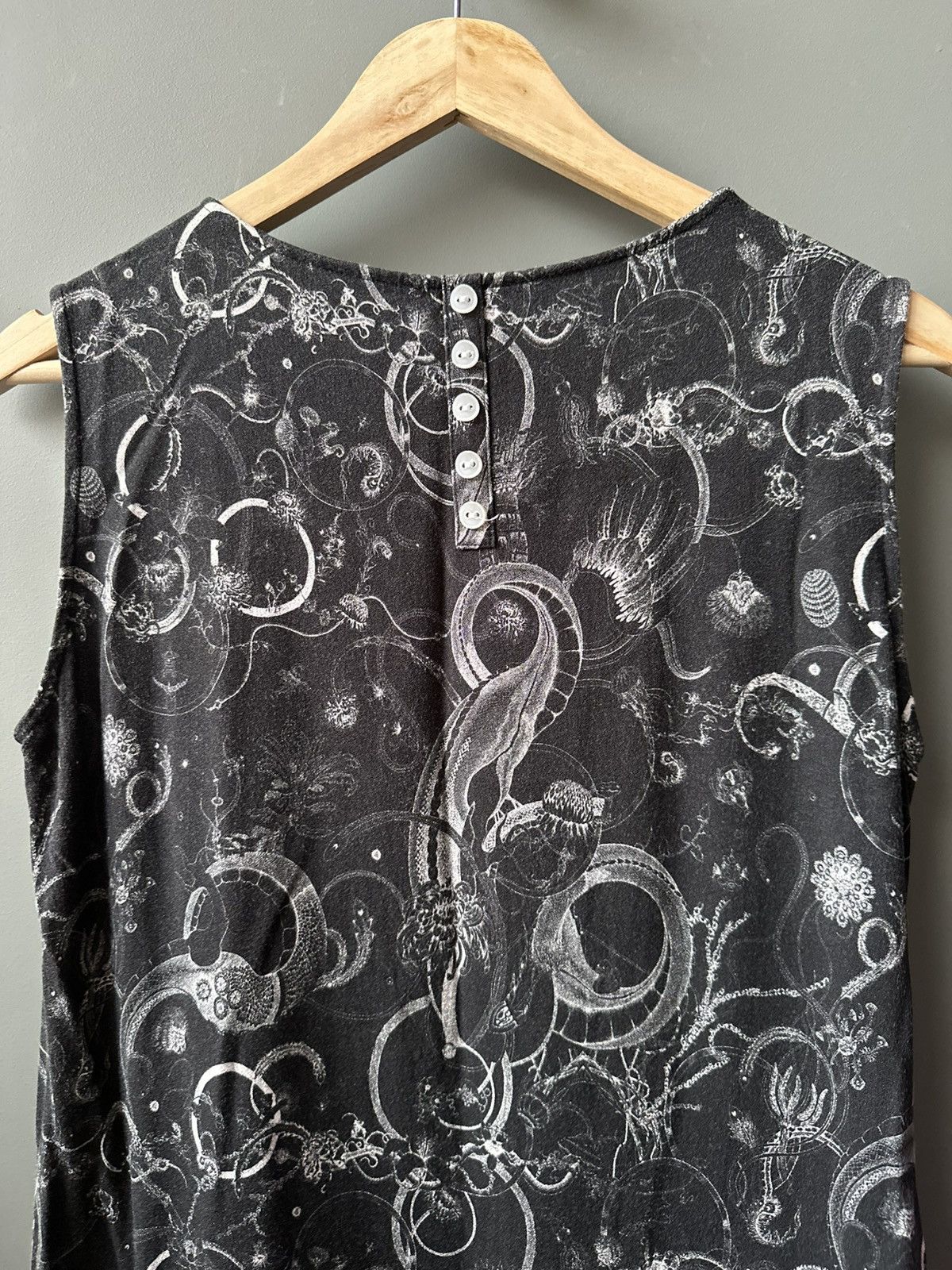 Other Aventures des Toiles Black Abstract Sleeveless Dress Size 40 Size S / US 4 / IT 40 - 5 Thumbnail