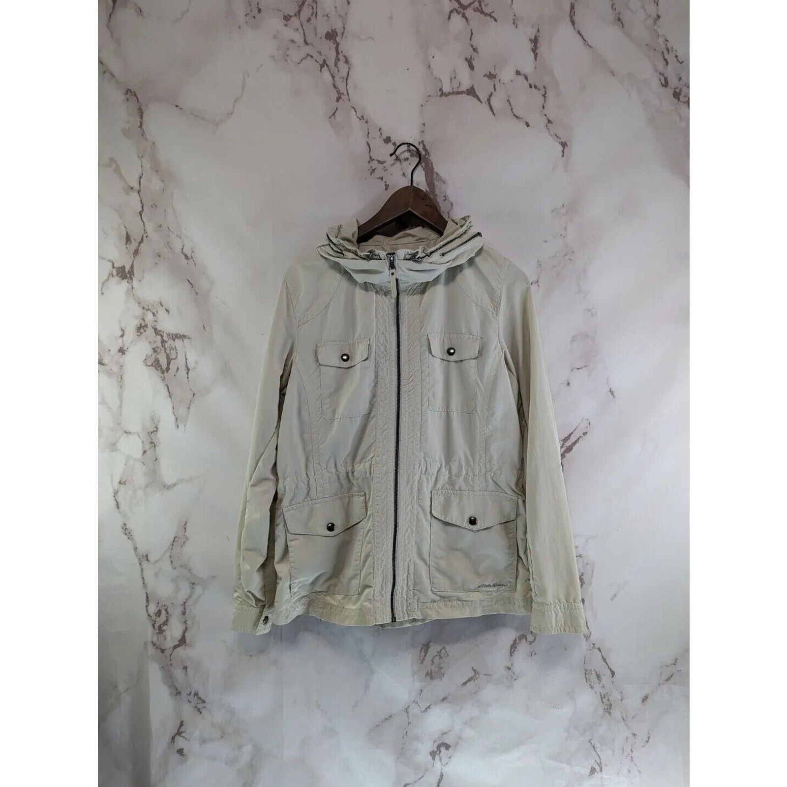 Eddie Bauer Eddie Bauer Jacket Womens Medium Travex Hood Windbreaker Size M / US 6-8 / IT 42-44 - 1 Thumbnail