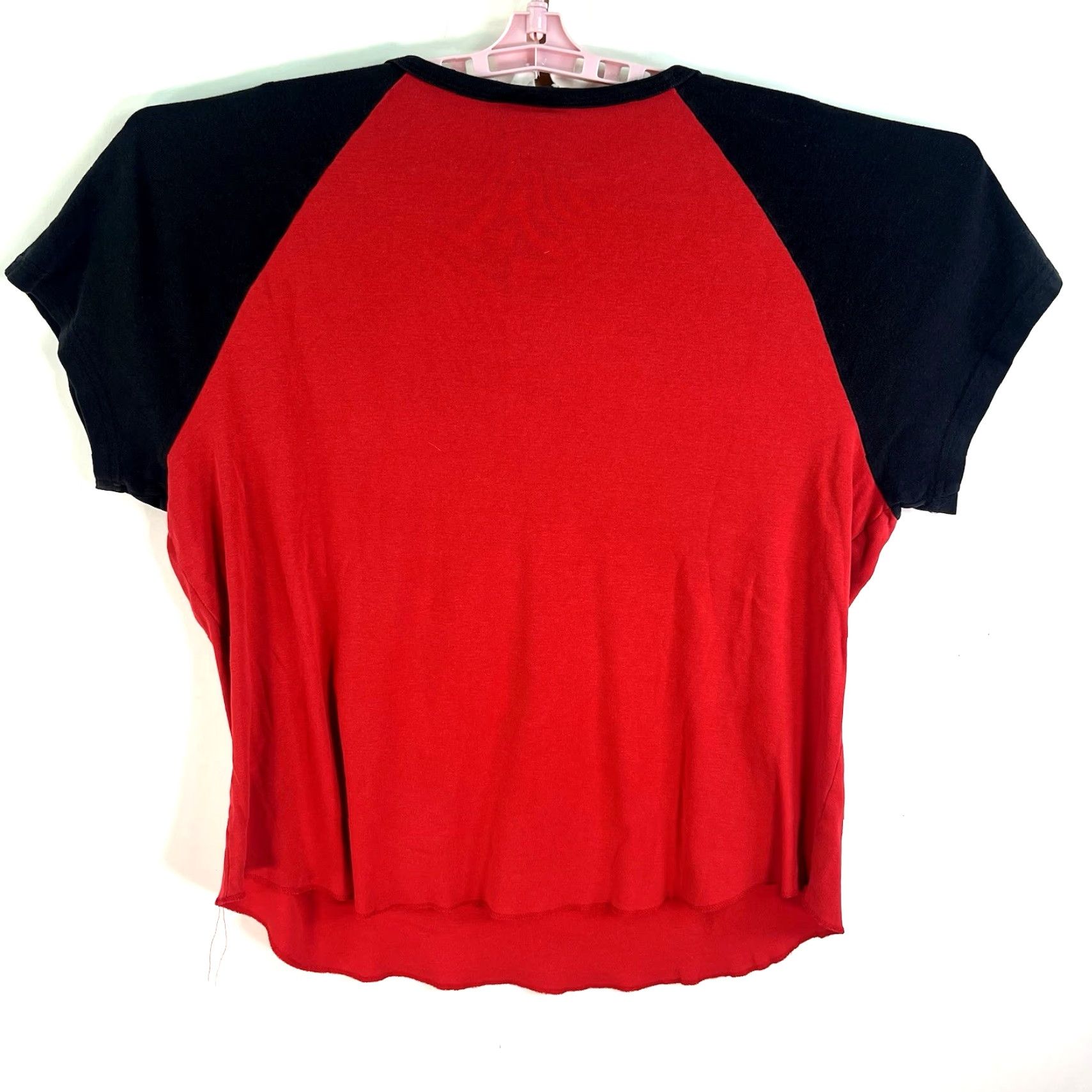 NASCAR NASCAR Built For Speed T-Shirt Womens Size 18 Red Short Sleeve Tunic Colorblock Black Widow Cars Classic Size XXL / US 16-18 / IT 52-54 - 6 Thumbnail