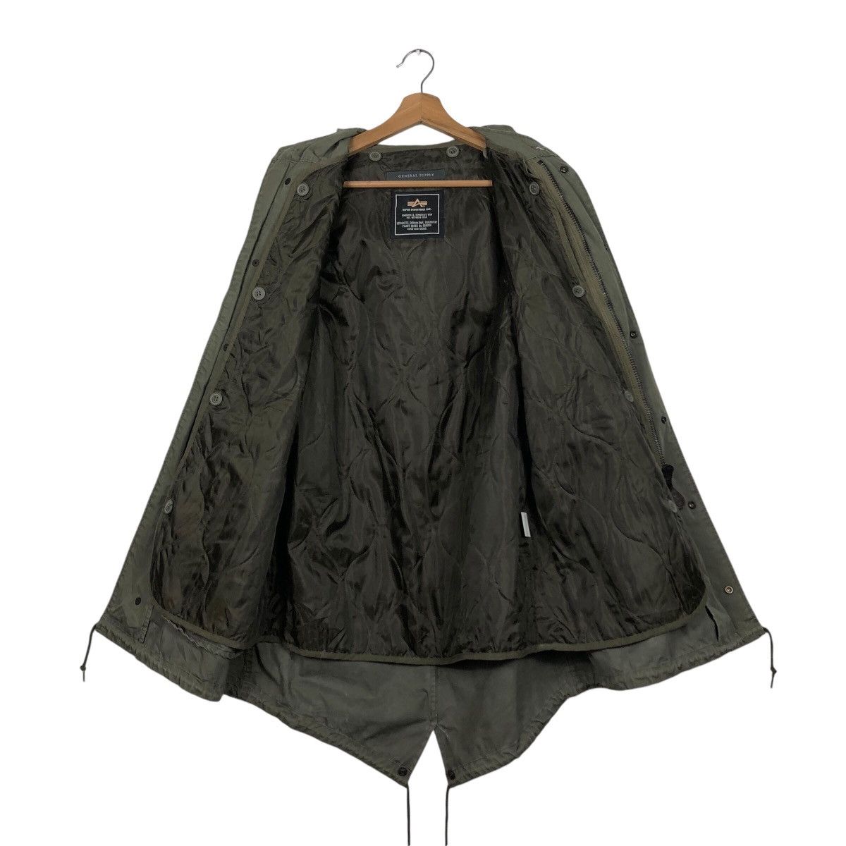 Alpha Industries × Vintage 📌Vintage Heavy Military Parka Jacket Alpha Industries Size US M / EU 48-50 / 2 - 16 Thumbnail