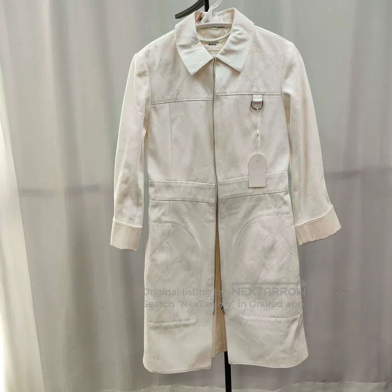 Hermes Hermes Long Trench Coat Size XXS / US 00 / IT 34 - 1 Thumbnail