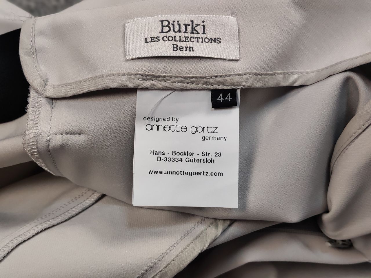 Annette Gortz Annette Görtz Nylon Blend Beige Classic Trouser Pants Size 30" / US 8 / IT 44 - 11 Thumbnail