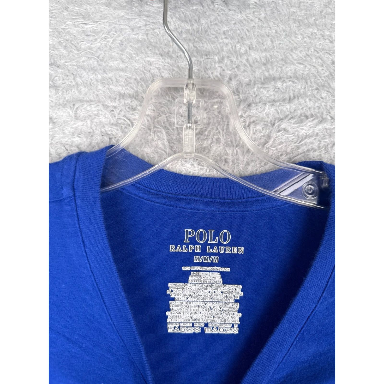 Ralph Lauren Polo Ralph Lauren Shirt Men Medium Blue Crew Neck Short Sleeve 100% Cotton Size US M / EU 48-50 / 2 - 6 Thumbnail