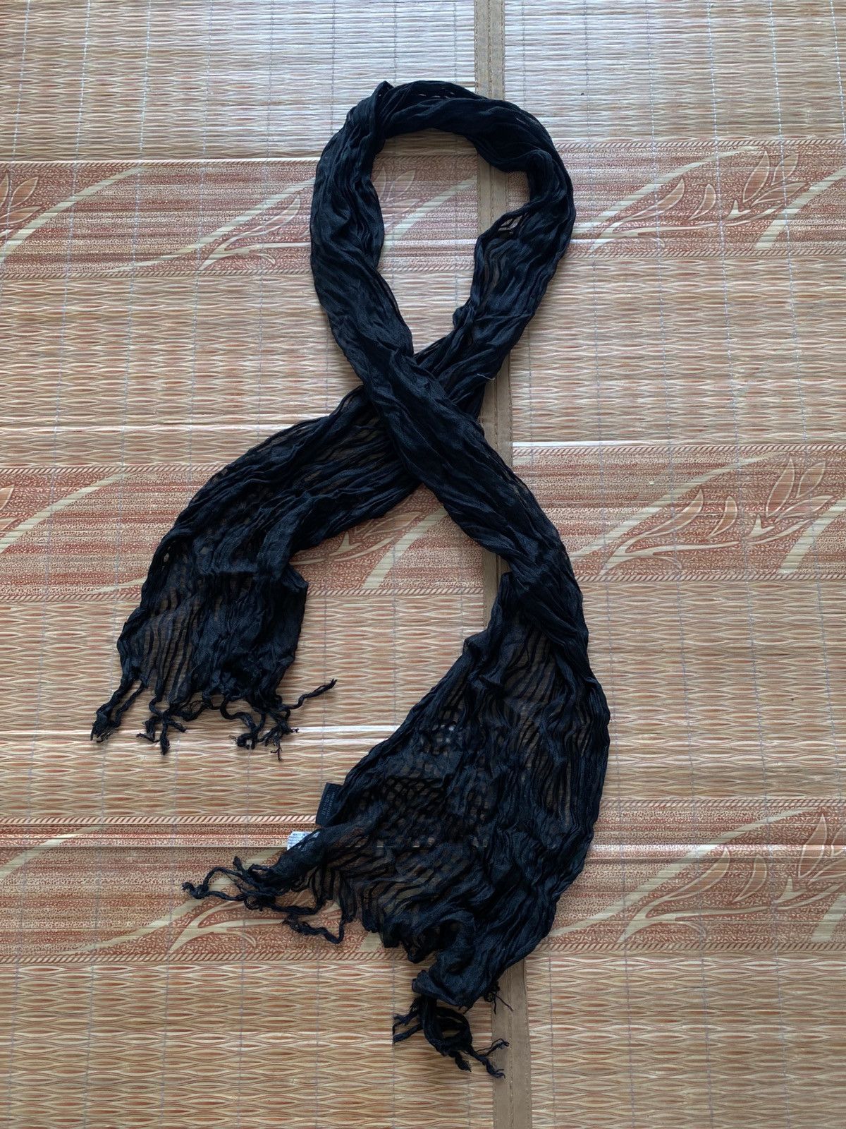 14th Addiction Renoma japanese scarf black kmrii goa fuga styled Size ONE SIZE - 1 Thumbnail